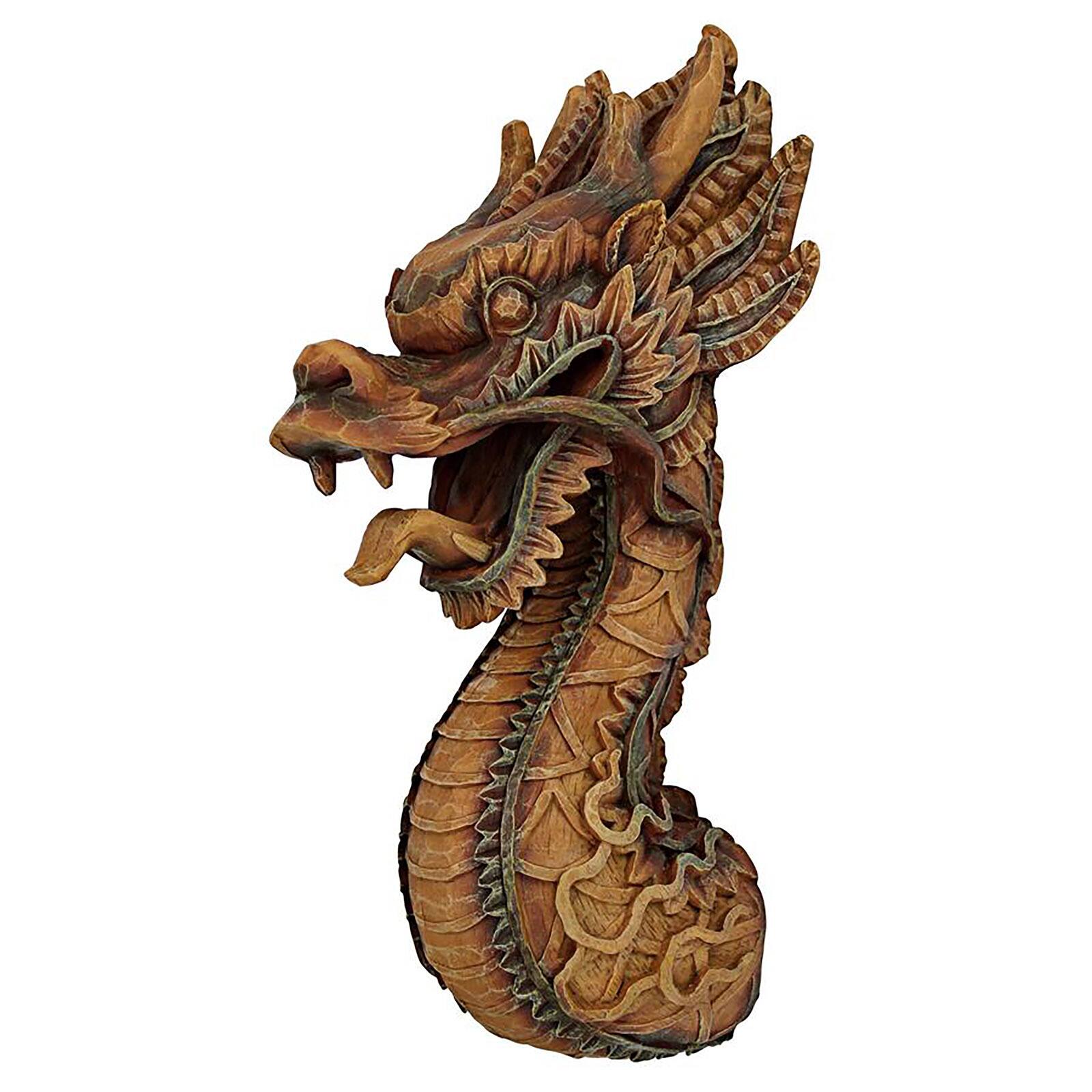 Design Toscano 18.5" The Fire Dragon Wall Sculpture