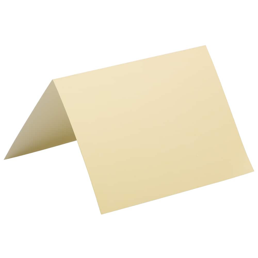 JAM Paper 4.62&#x22; x 6.25&#x22; Ivory Blank Foldover Cards