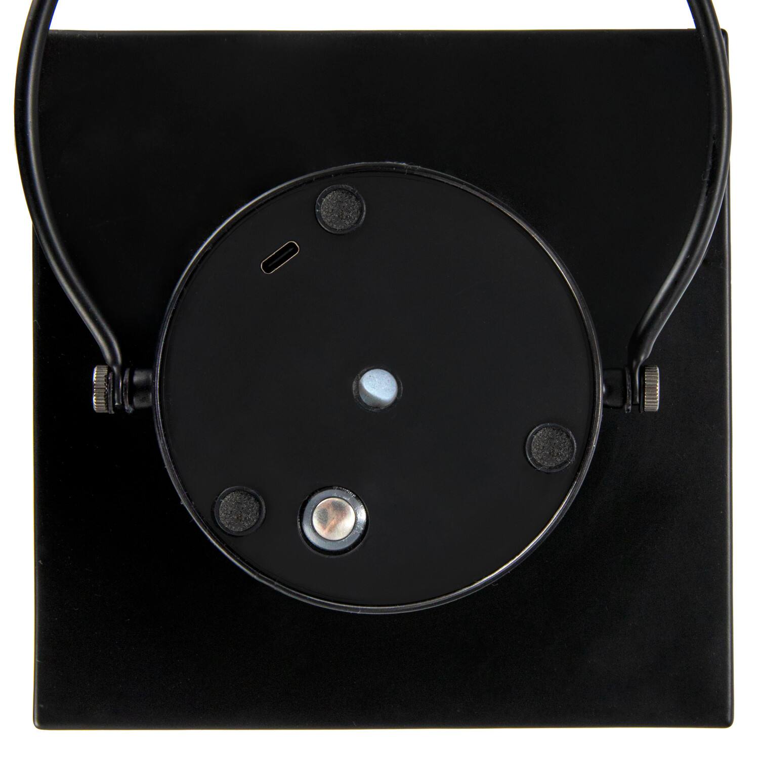 Hello Honey® 24.75" Black Metal Rechargeable LED Indoor Lantern