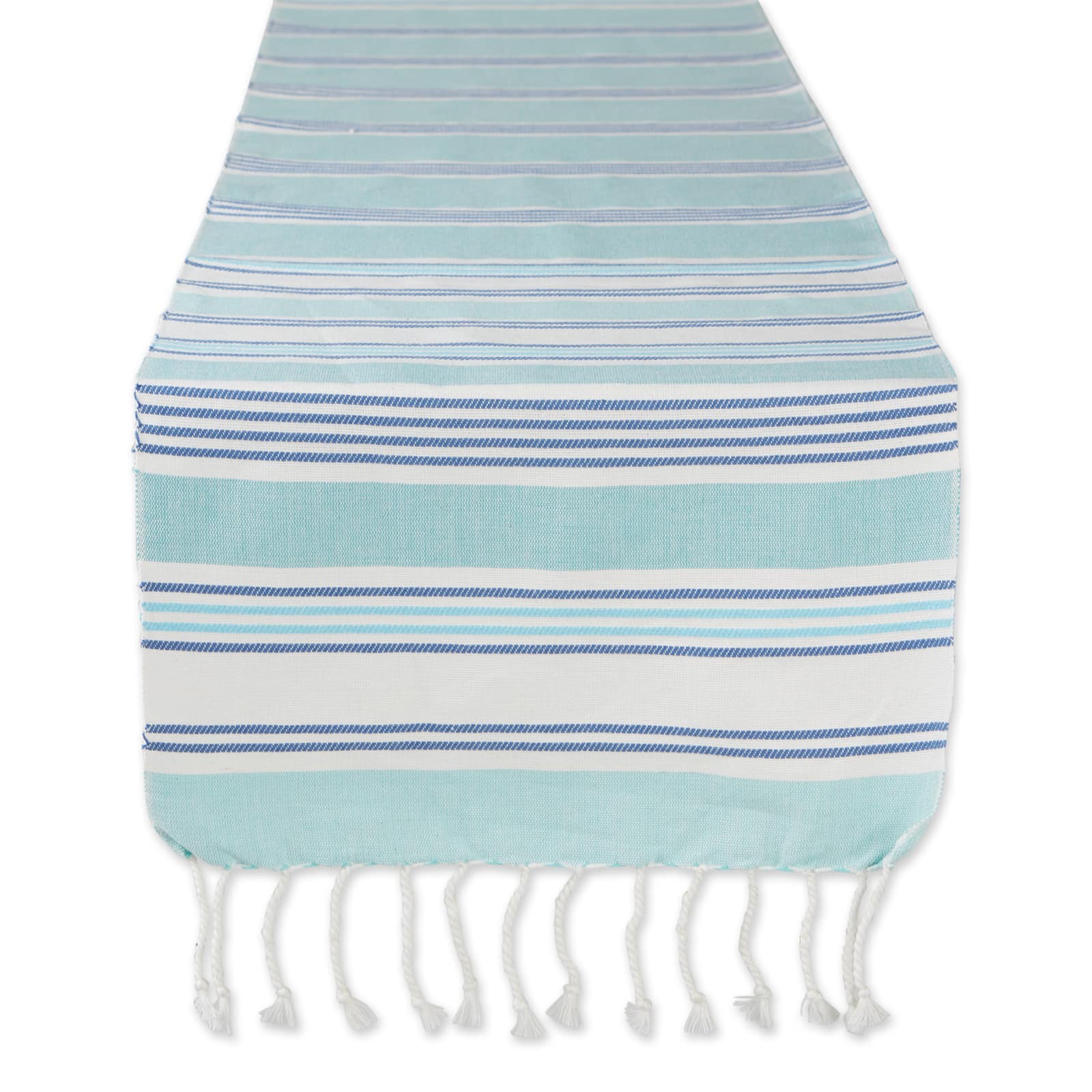 Tidal Stripe Fouta Table Runner 14" x 72"
