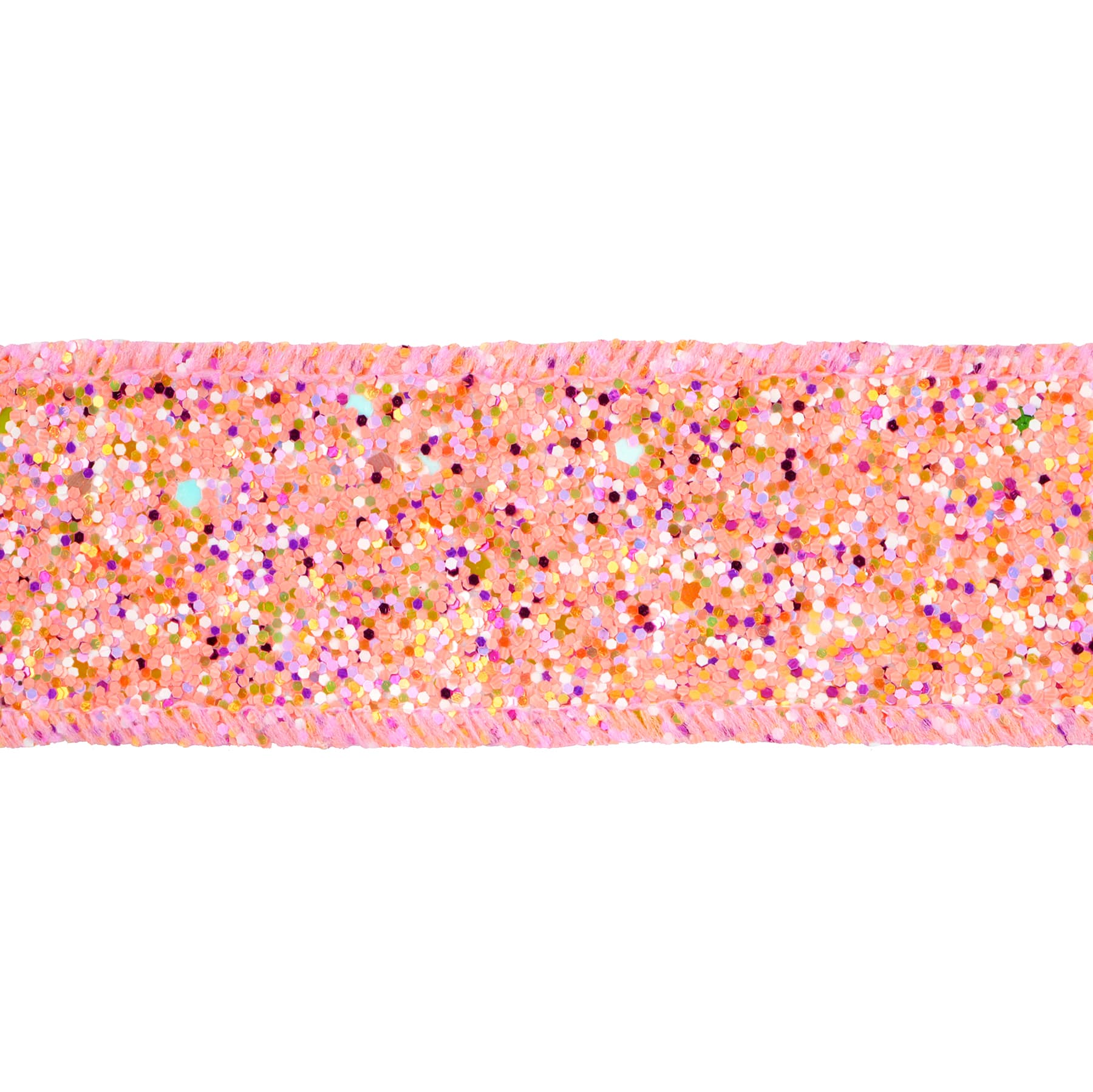 1.5" x 12ft. Pink Mix Wired Glitter Ribbon by Celebrate It®