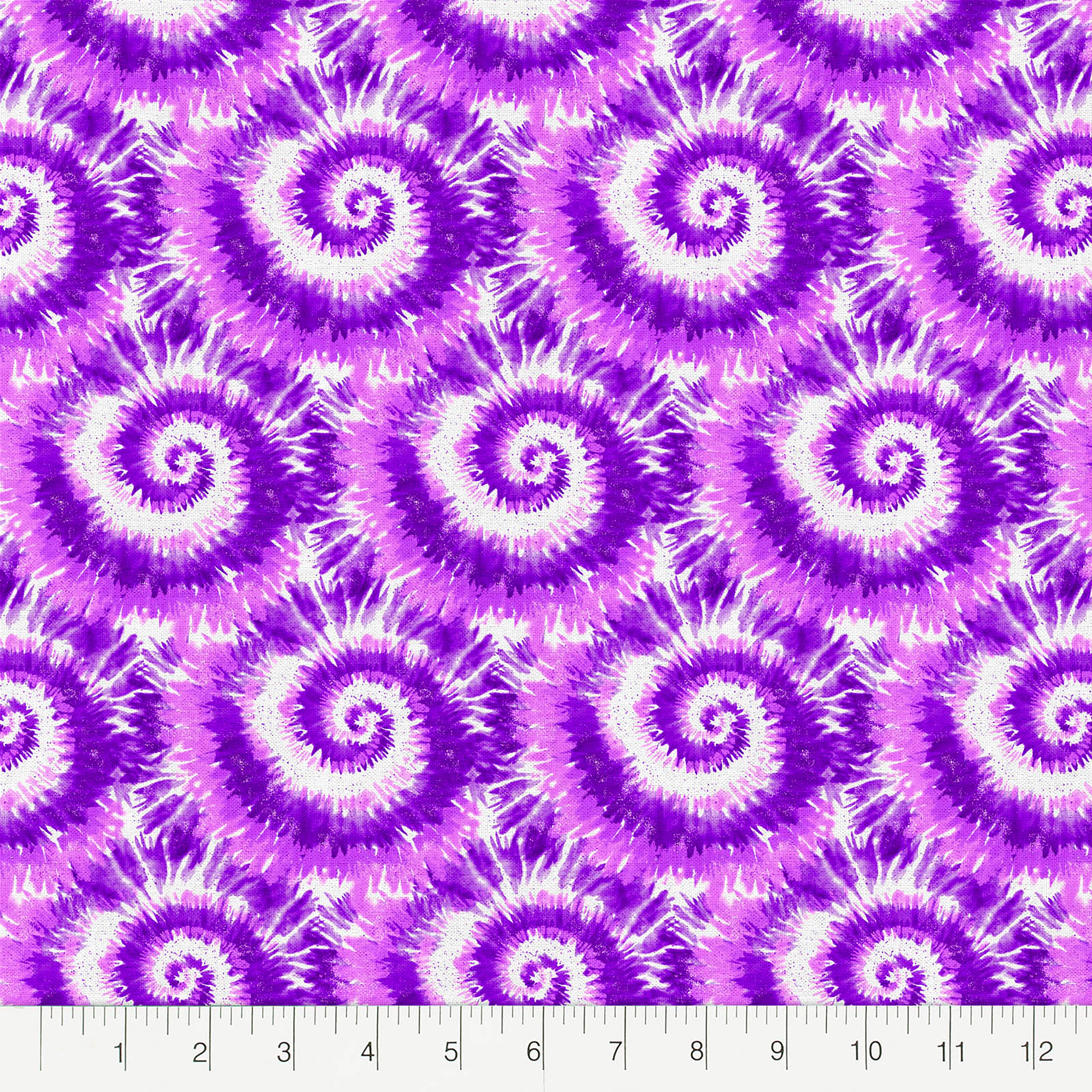 Fabric Editions Purple Tie Dye Cotton Fabric