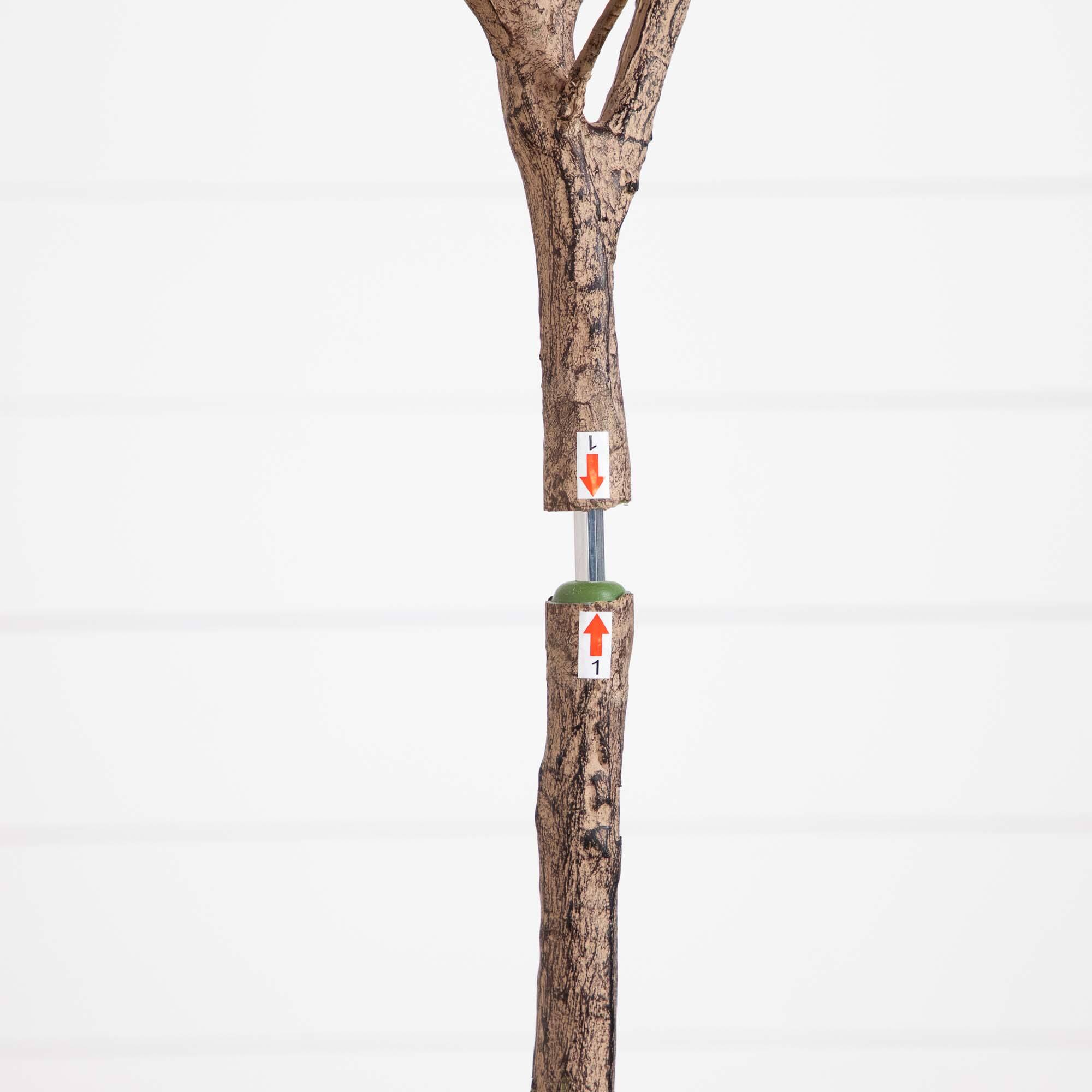 7ft. Potted Artificial Autumn Oak Tree