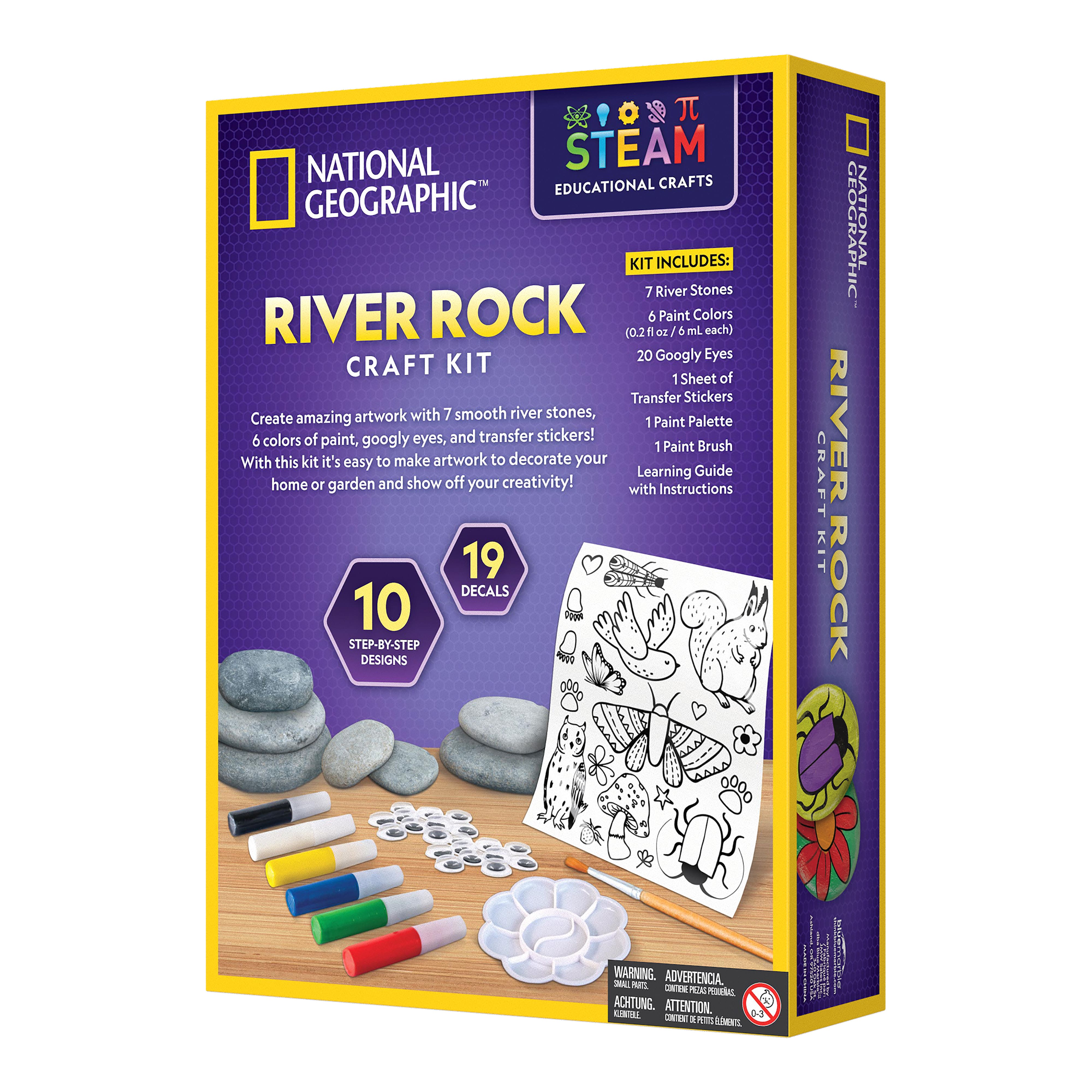 National Geographic&#x2122; River Rock Craft Kit