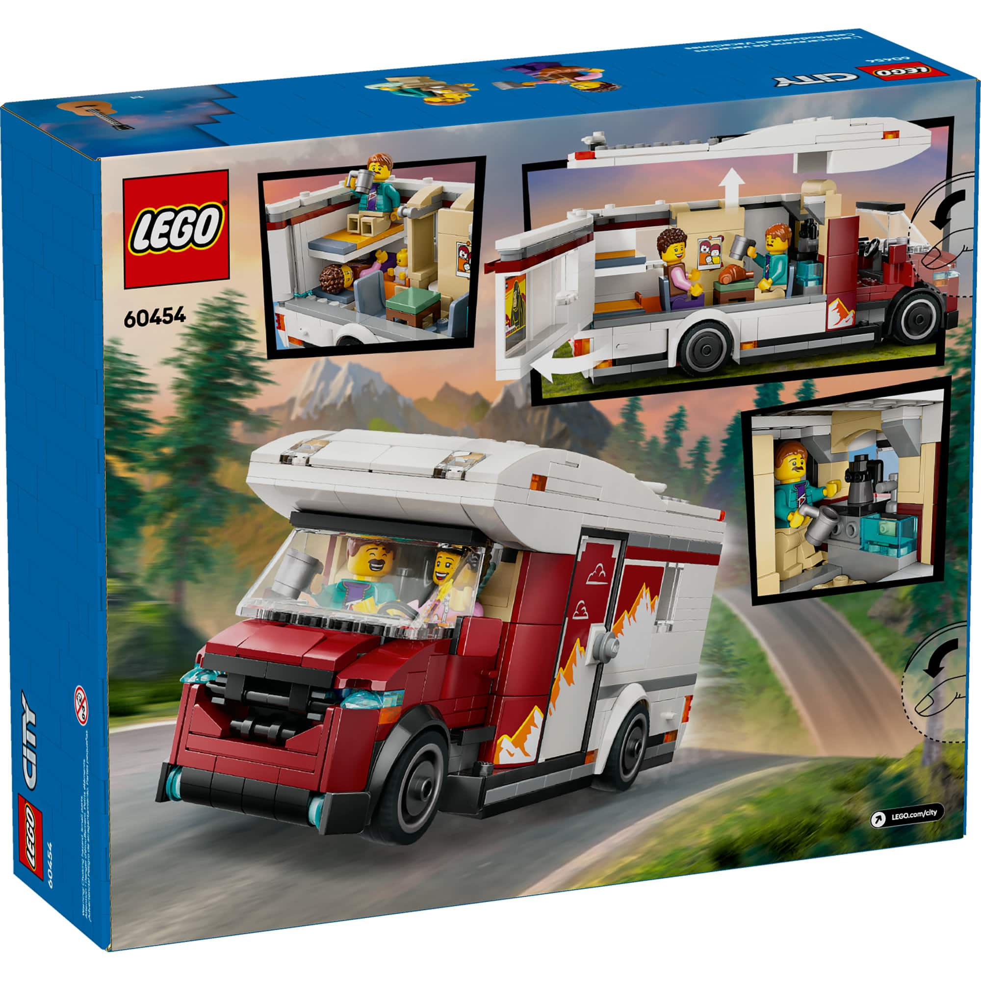 LEGO&#xAE; City Holiday Adventure Camper Van Toy Vehicle Set 60454