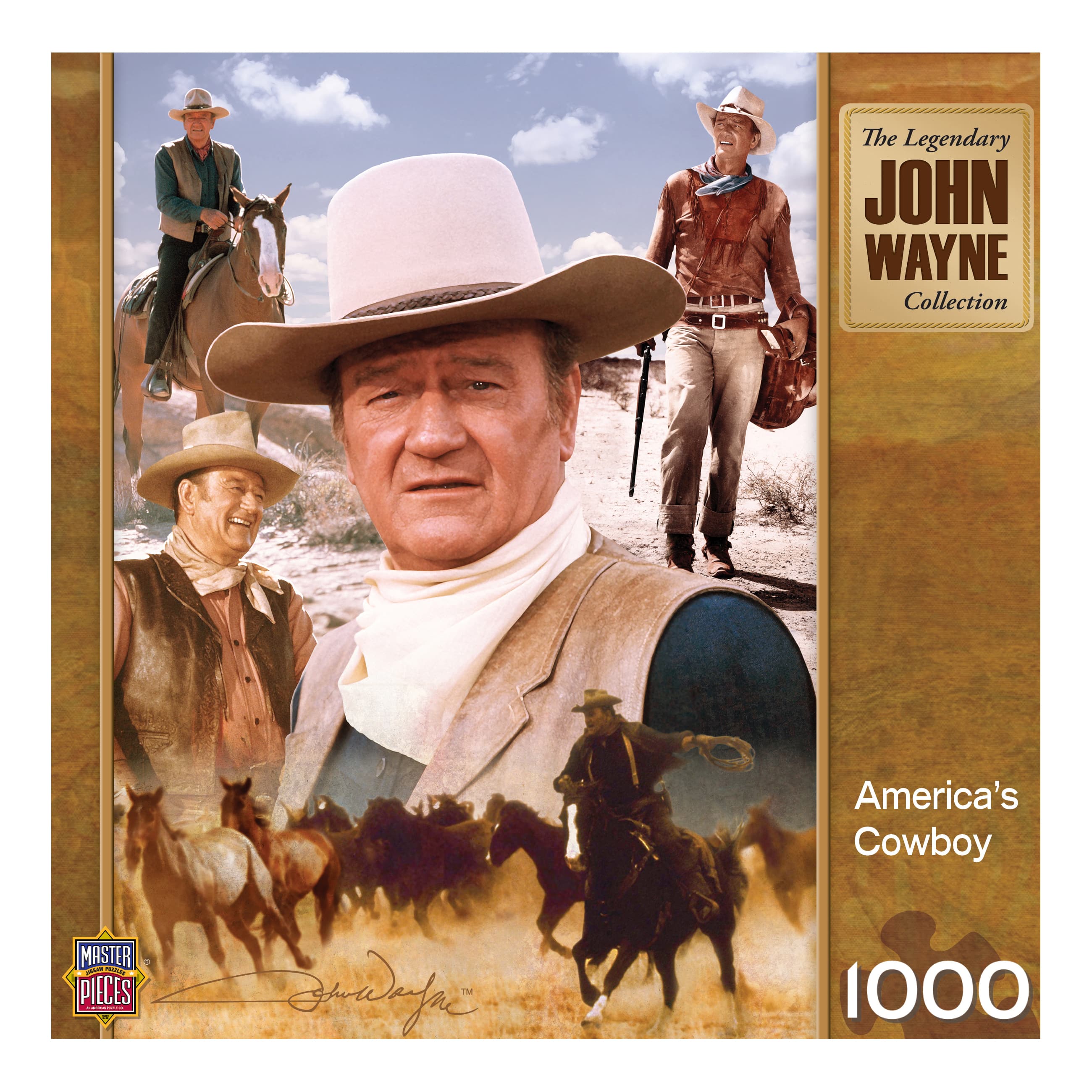 John Wayne America&#x27;s Cowboy 1000 Piece Puzzle