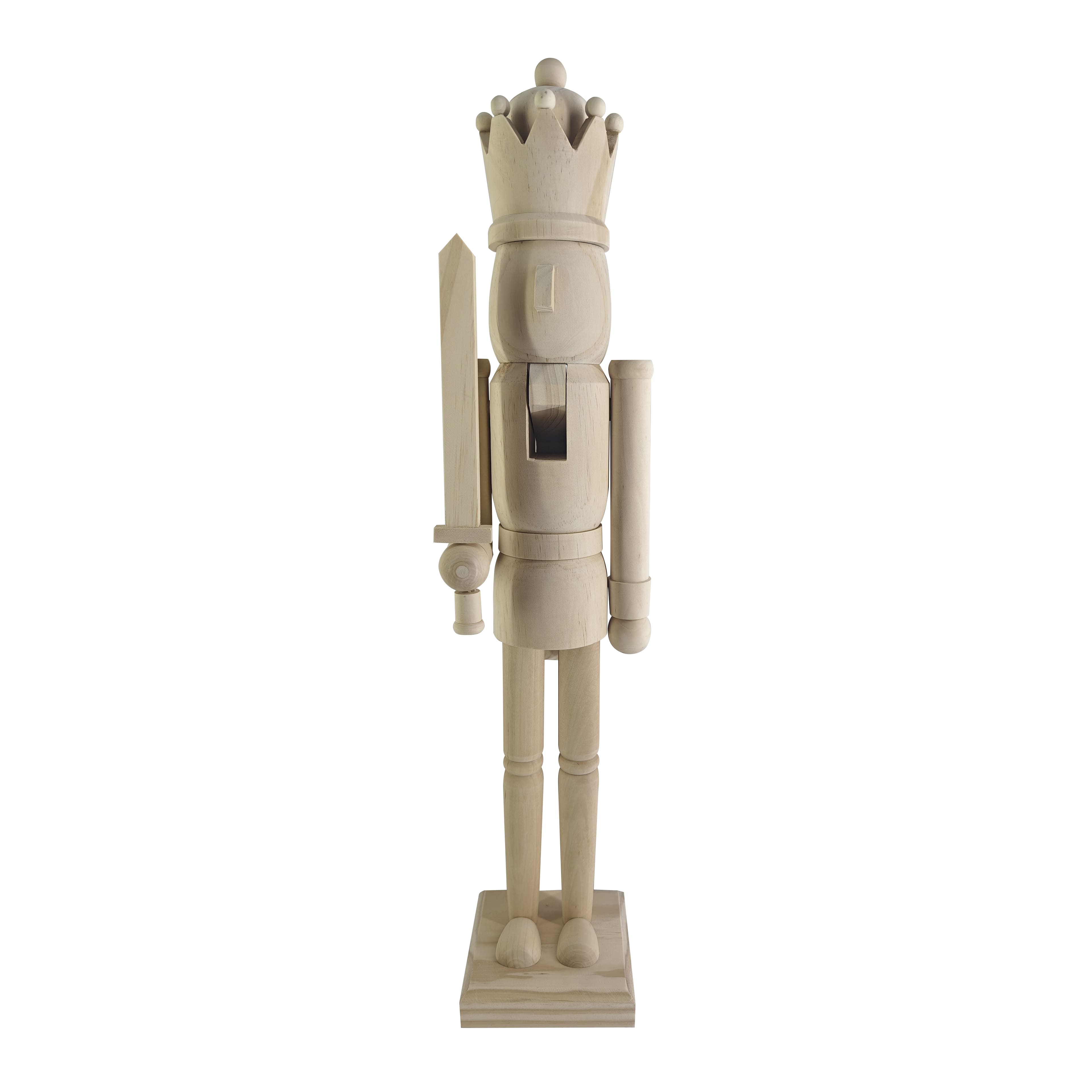 2ft. DIY Pinewood King Nutcracker by Make Market&#xAE;