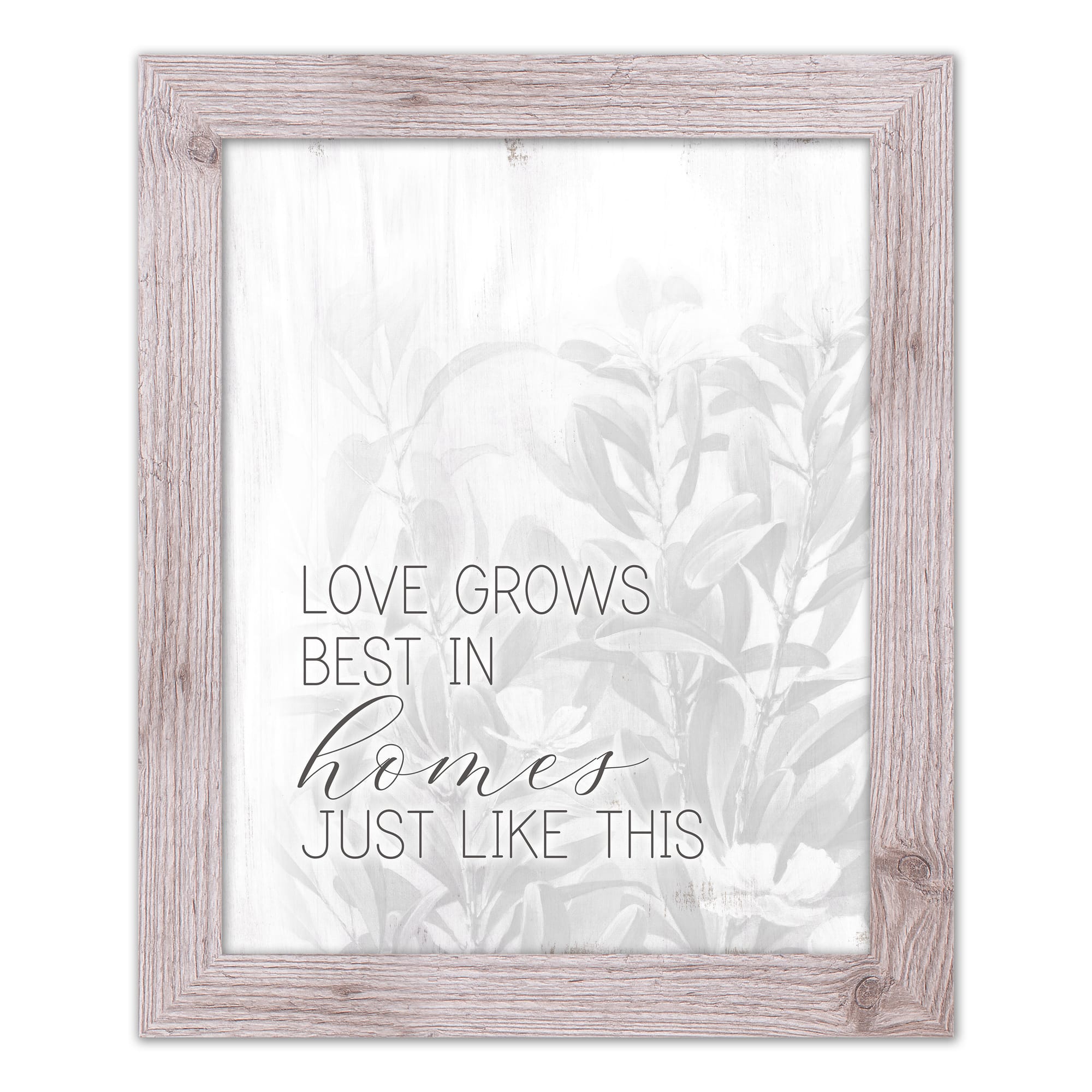 Love Grows 16" x 20" Western White Framed Print