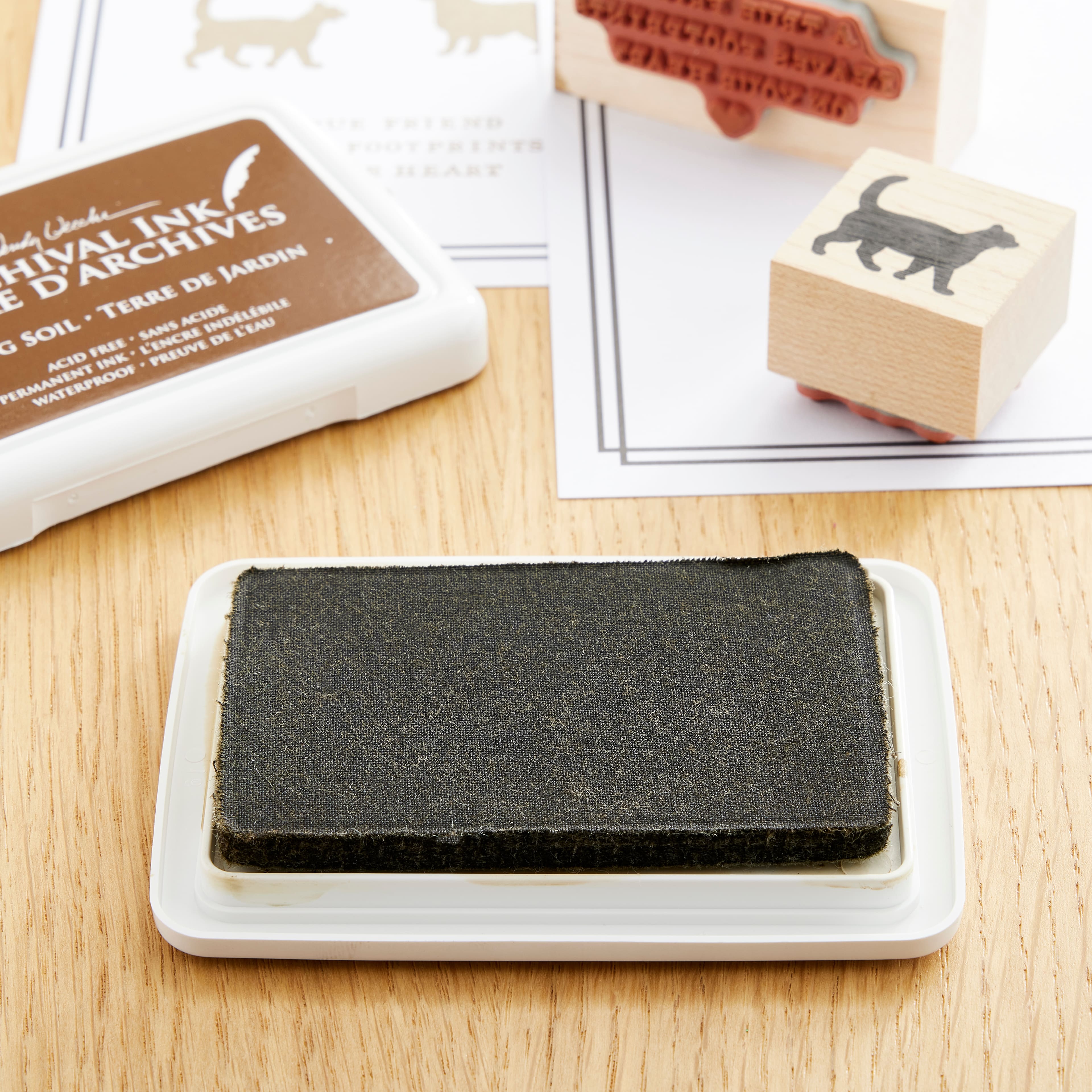 Stamp Ink Pad, Ranger Archival Dye Rubber Stamp Ink, Available in 30+  Colors - Printed Heron