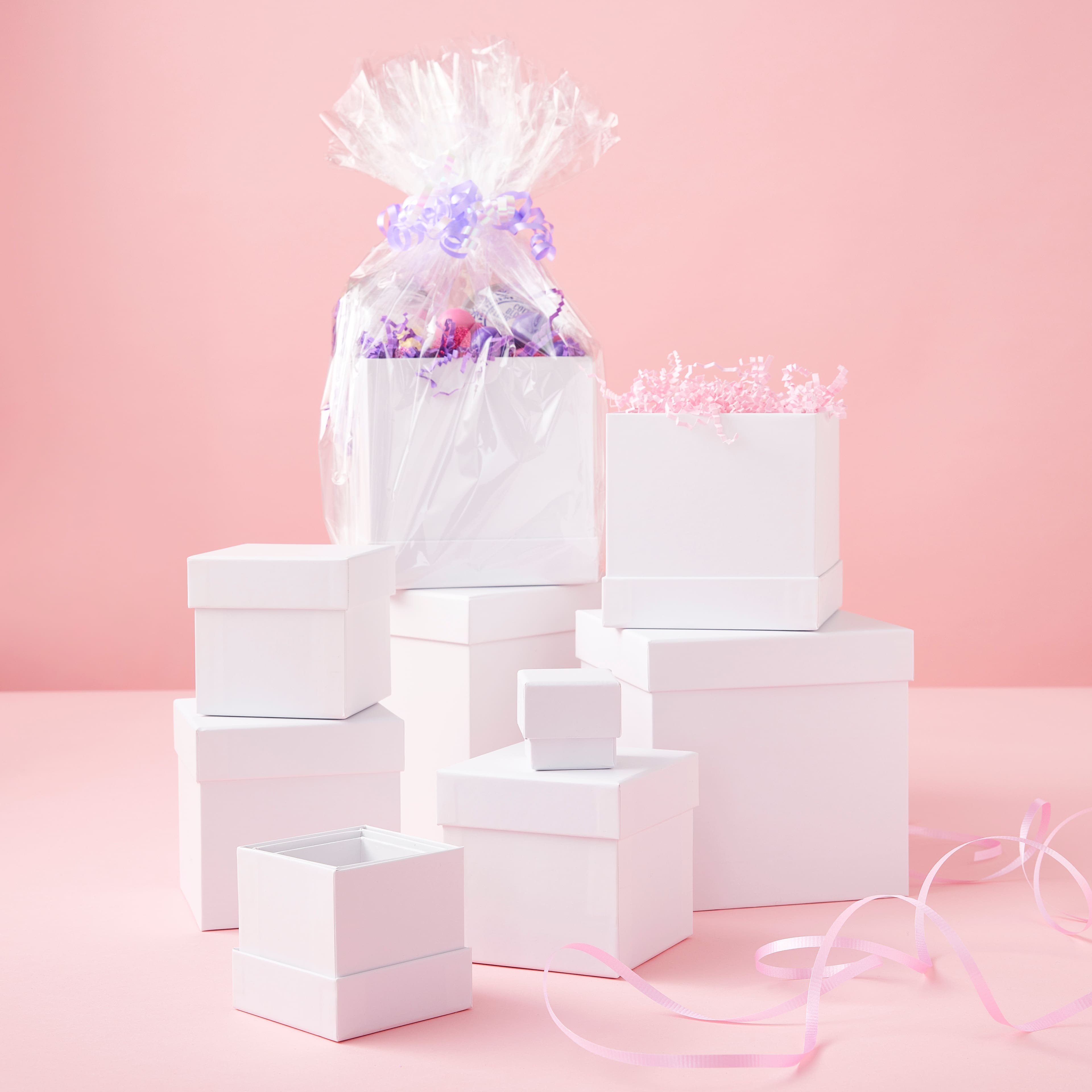 White Square Boxes by Celebrate It&#x2122;