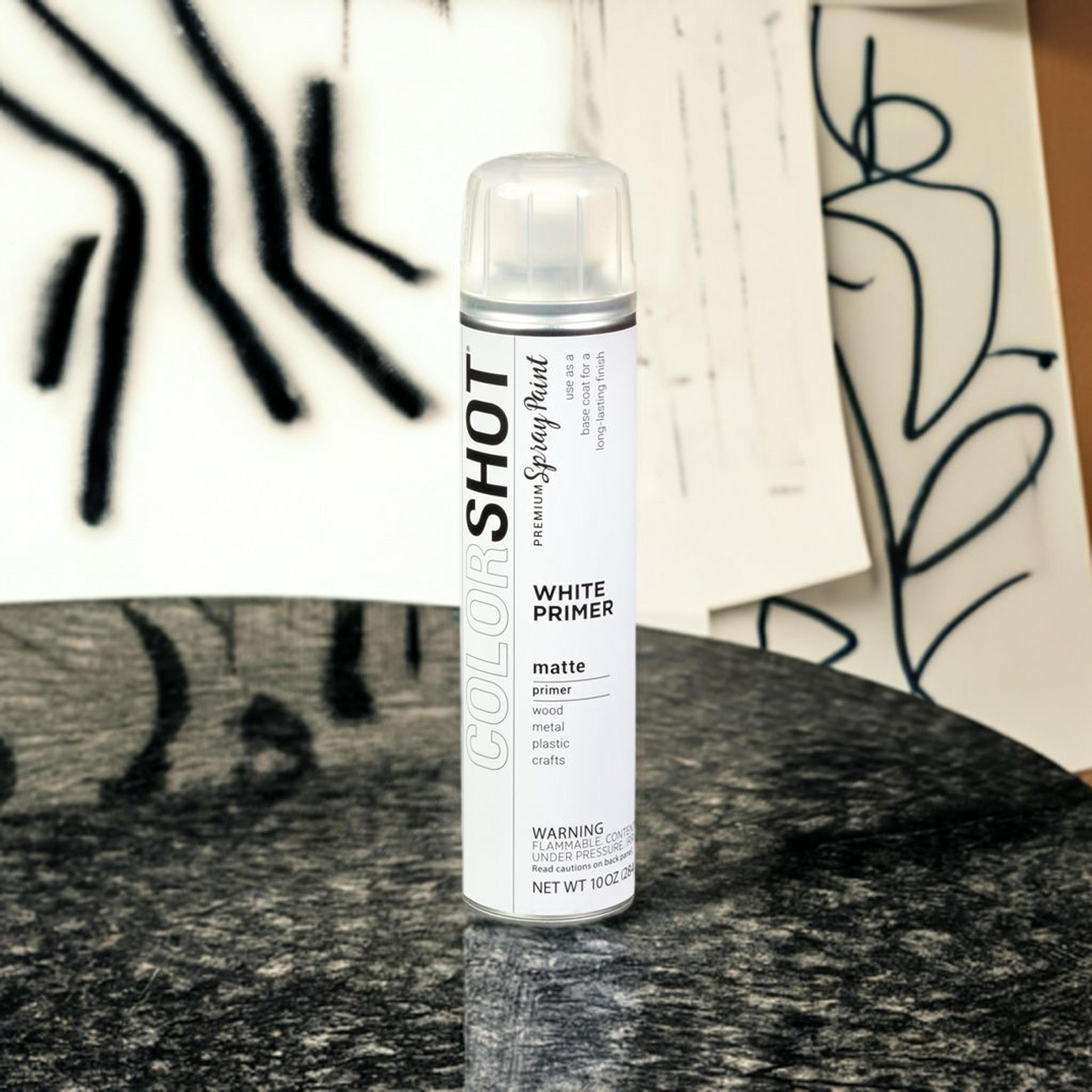 COLORSHOT® White Primer Matte Spray Paint