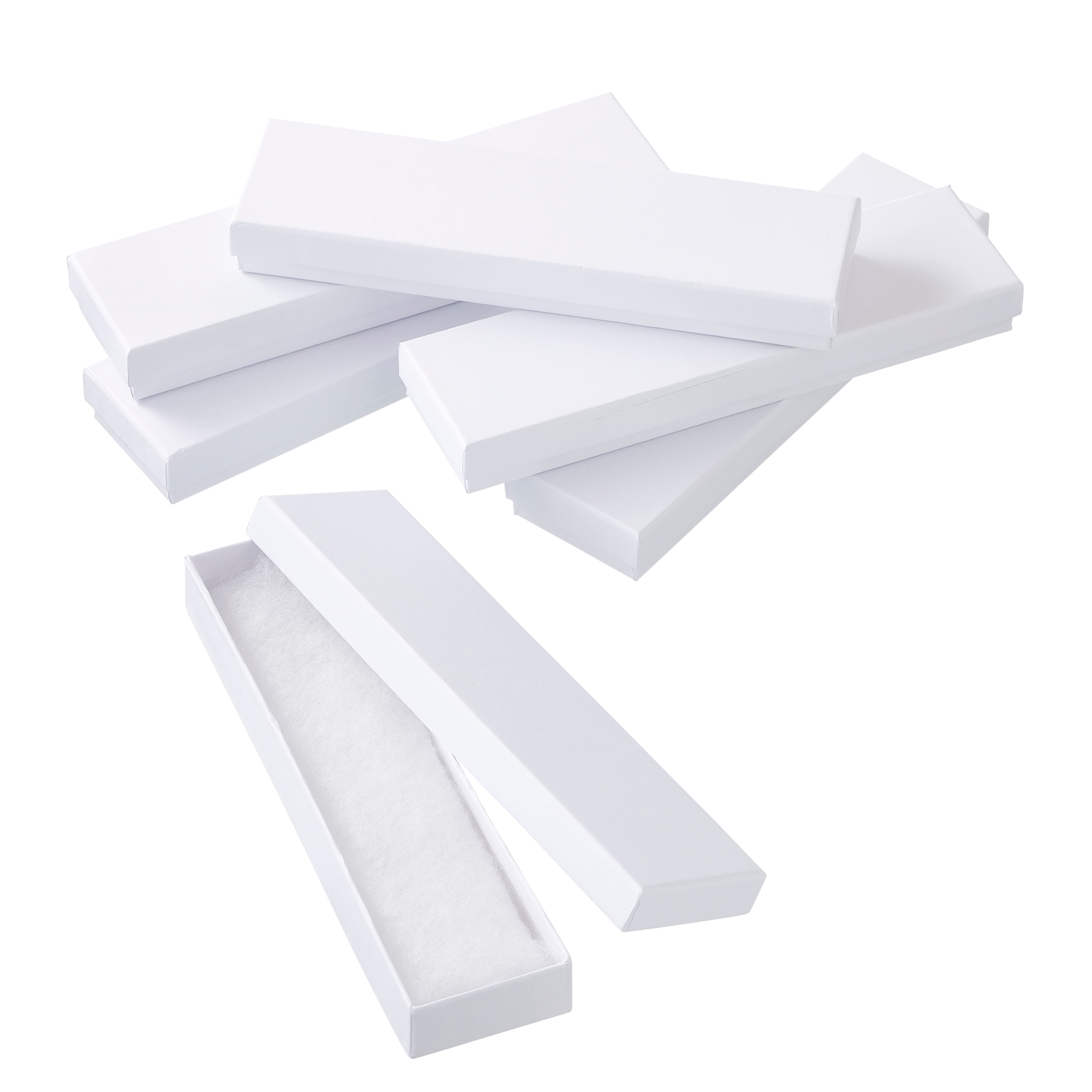 12 Packs: 6 ct. (72 total) White Necklace Boxes by Bead Landing&#x2122;
