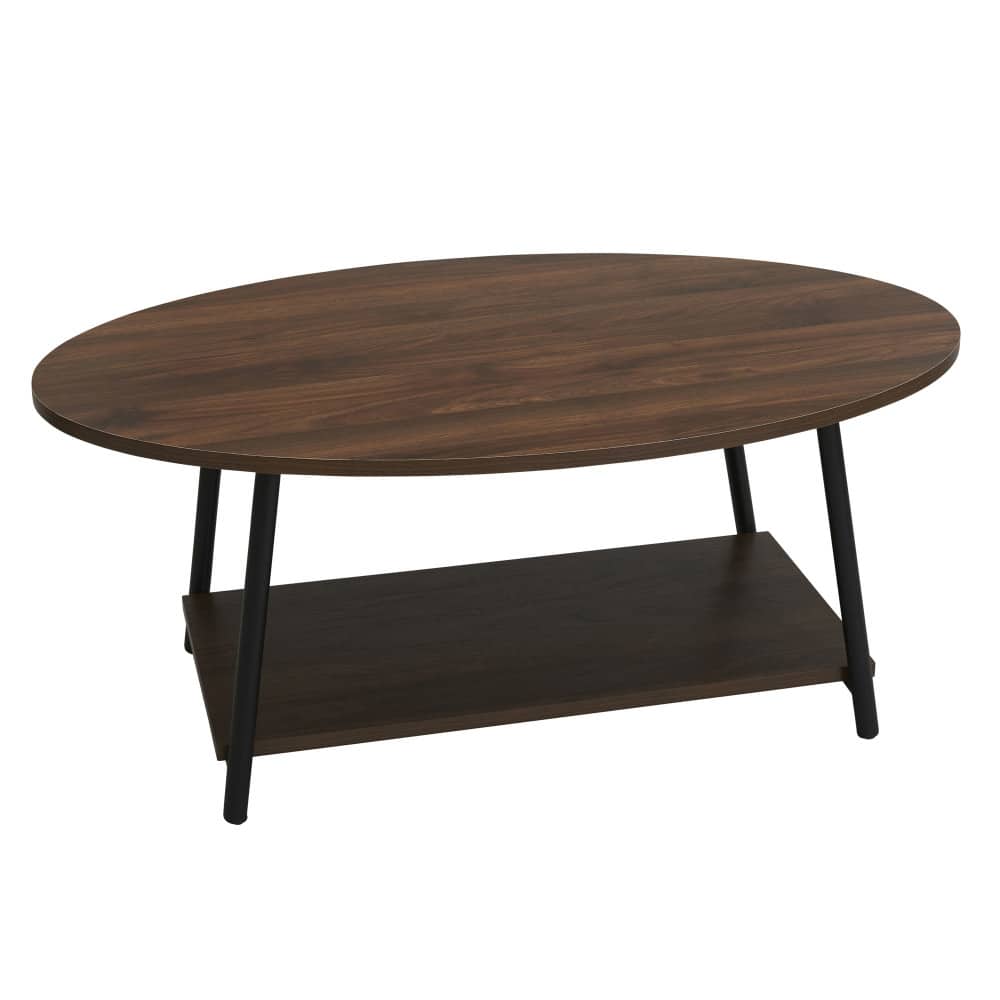 Household Essentials 39" Jamestown Oval Coffee Table