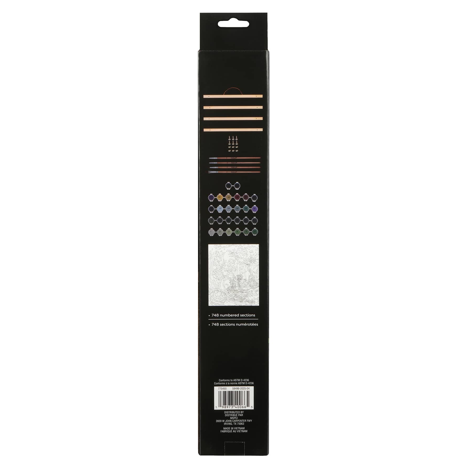 16&#x22; x 20&#x22; House in Forest Paint-by-Number Kit with Wood Display Hanger by Artist&#x27;s Loft&#xAE;