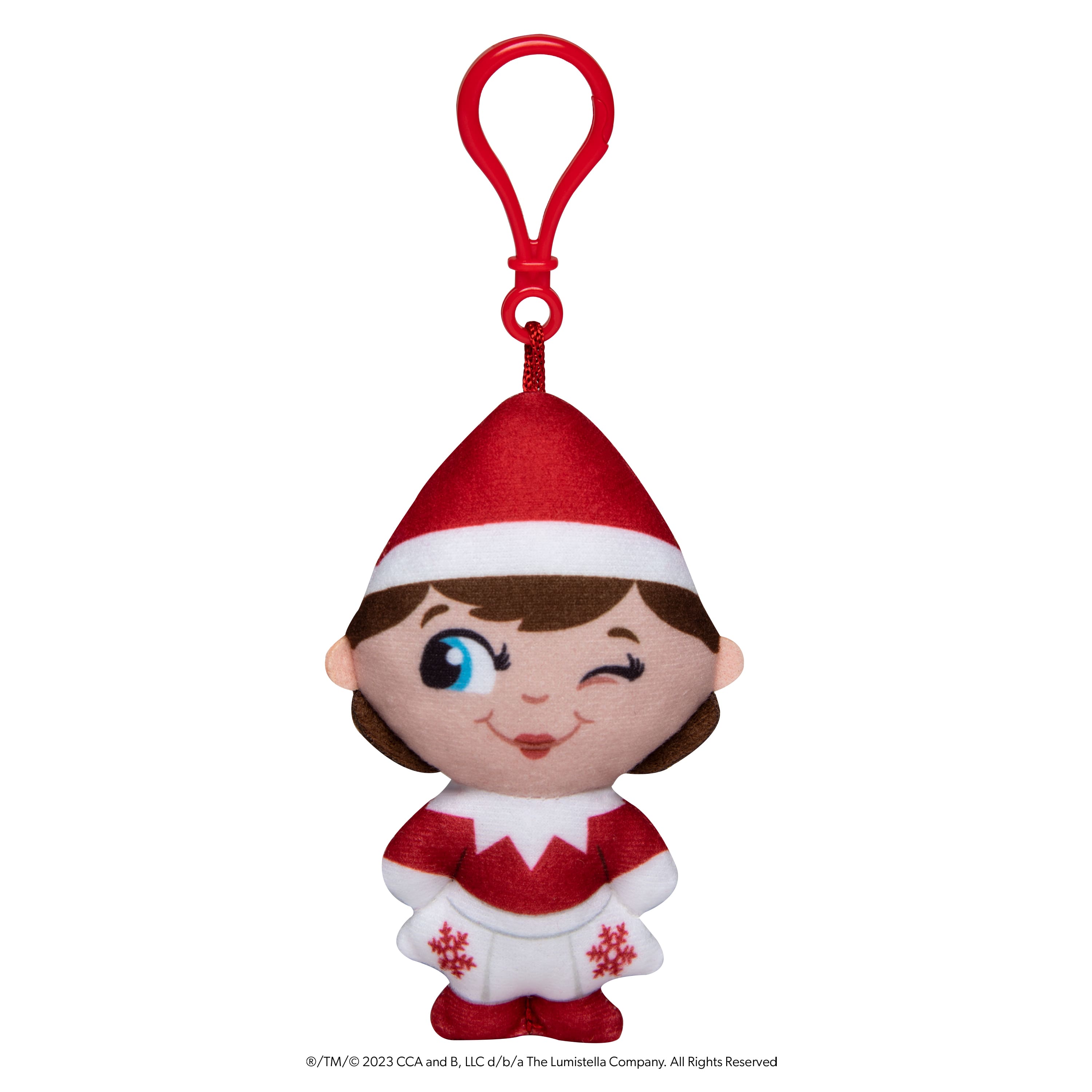 The Elf on the Shelf&#xAE; Plushee Pals&#xAE; Mini Clip-On, Girl Scout Elf