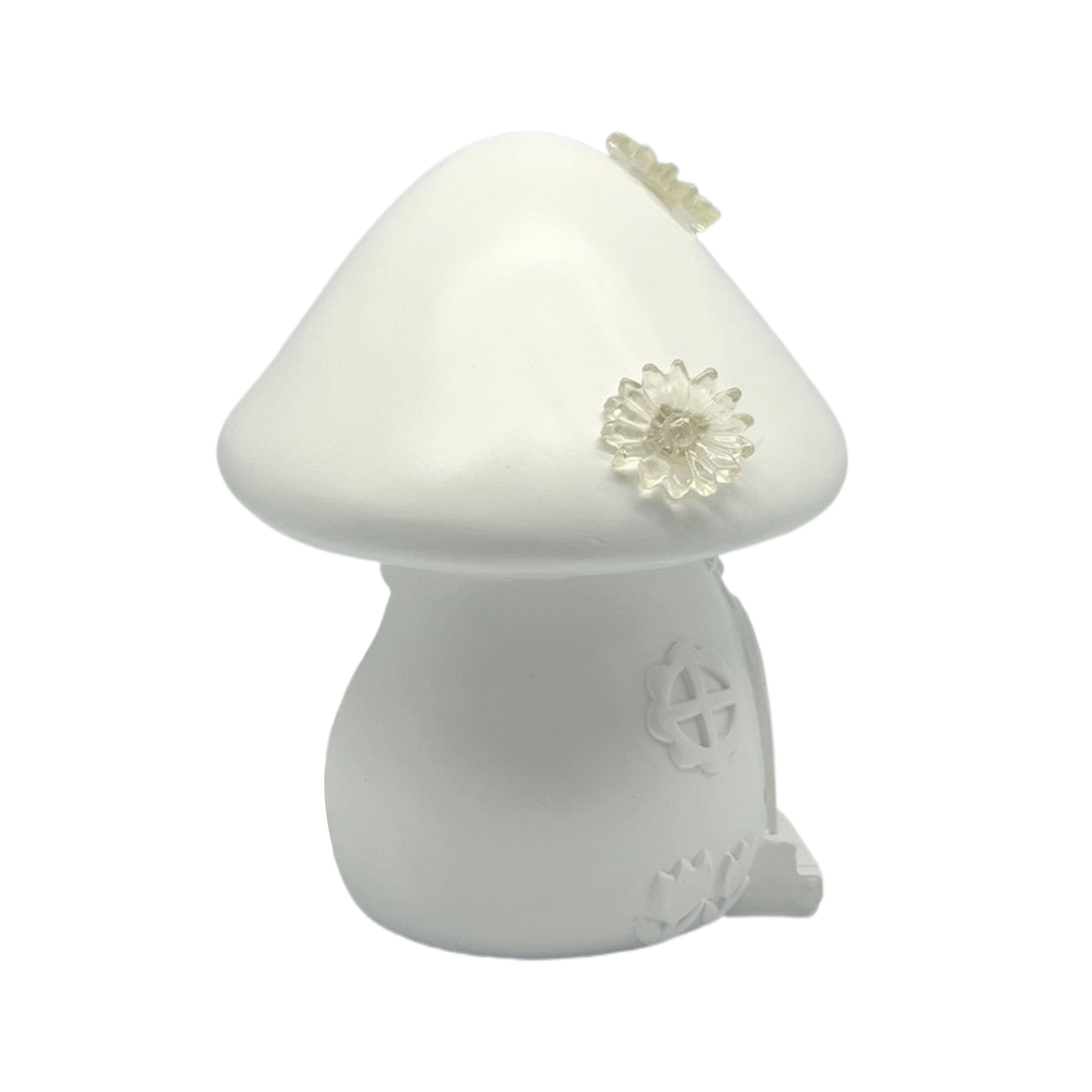 6&#x22; Solar LED Mushroom Flower House DIY D&#xE9;cor by Make Market&#xAE;