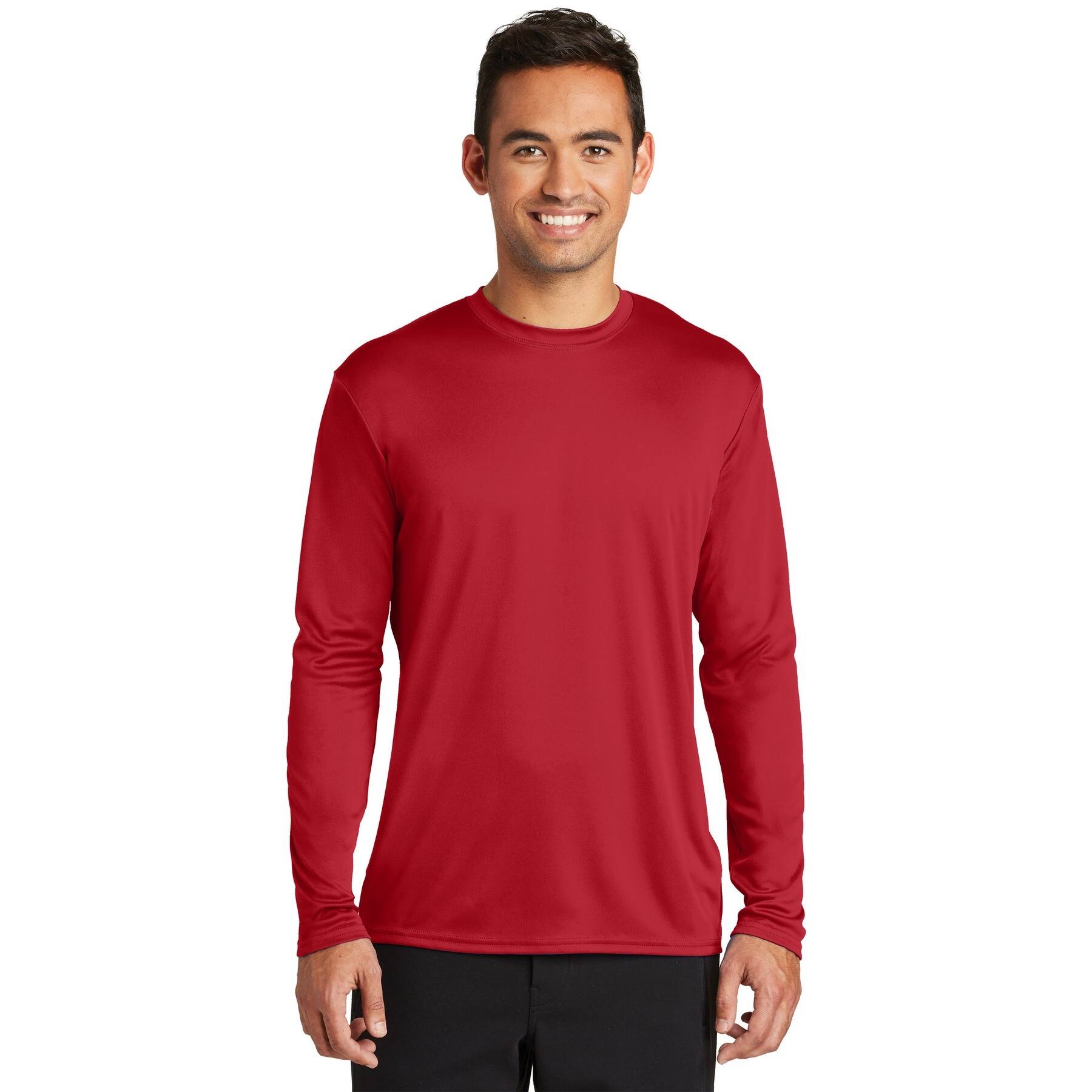 Port & Company® Long Sleeve Performance Men's Tee