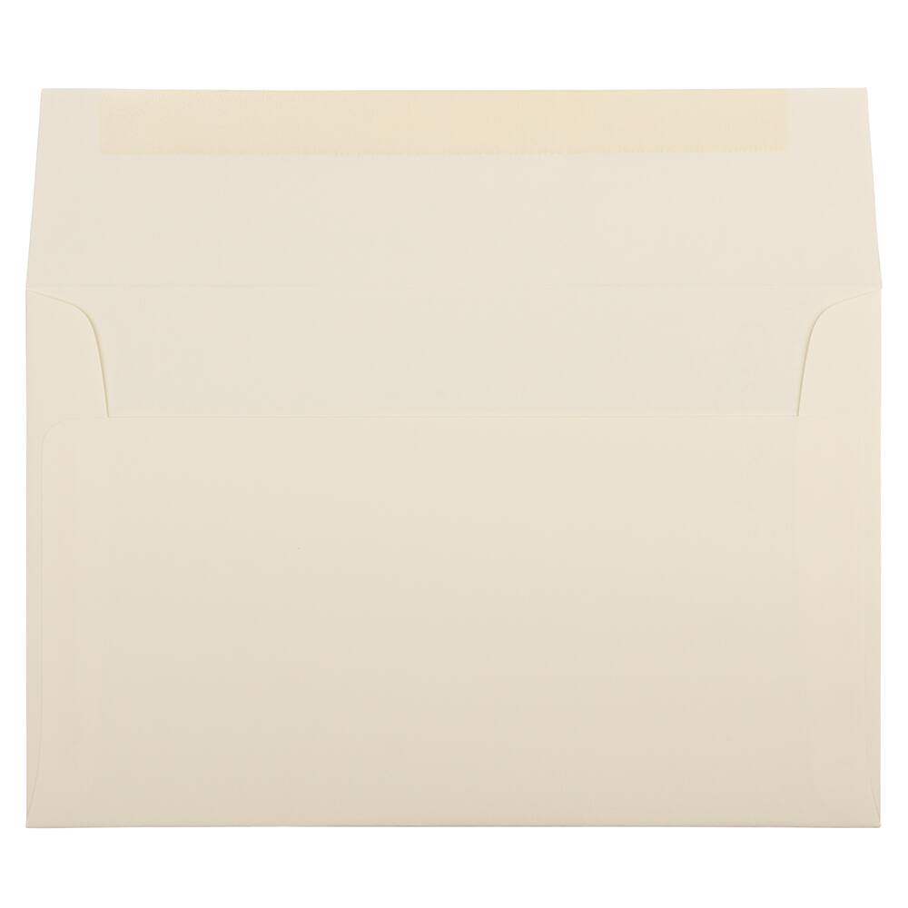 JAM Paper A10 Ivory Wove Strathmore Invitation Envelopes