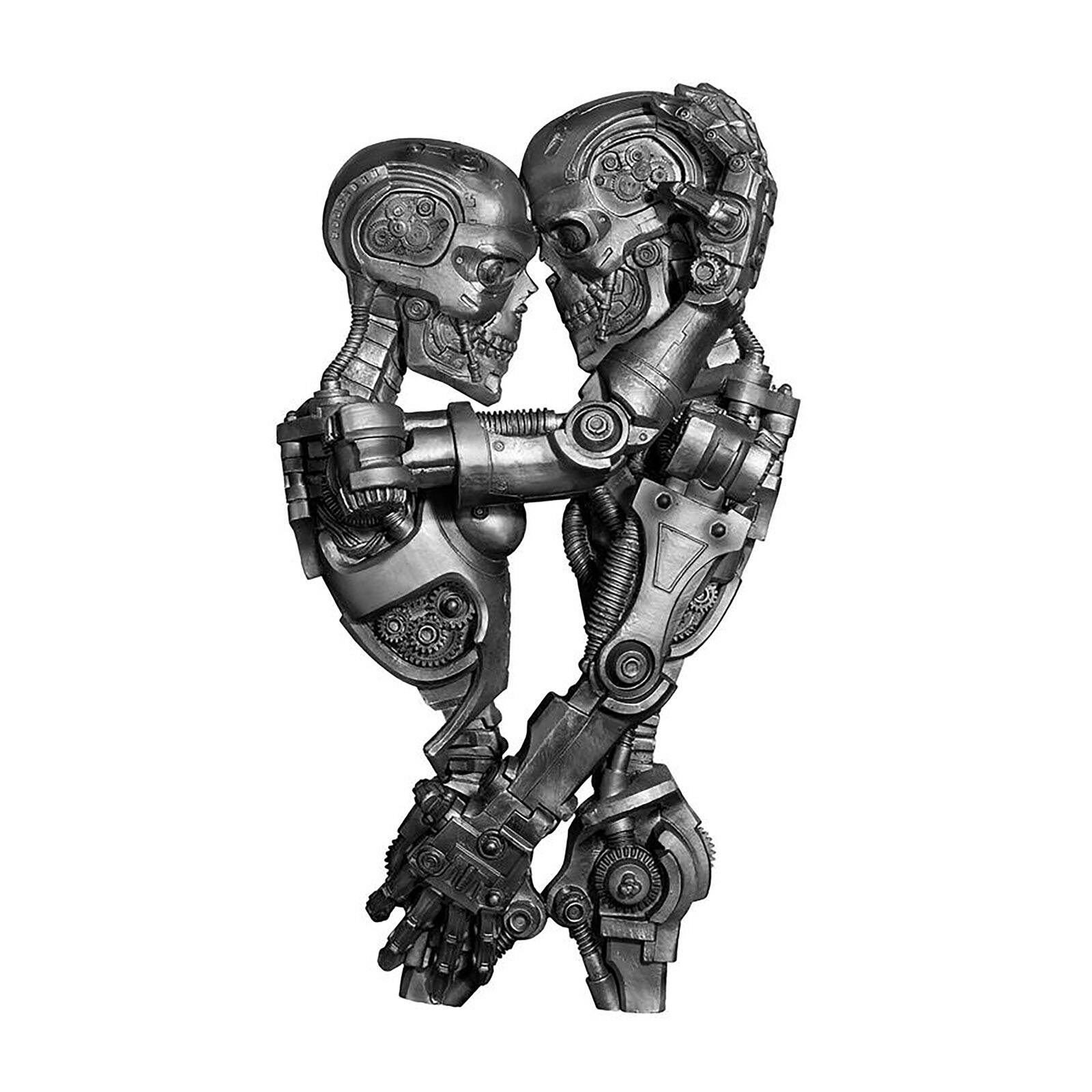 Design Toscano 15.5" Steampunk Machine-Age Sweethearts Wall Sculpture