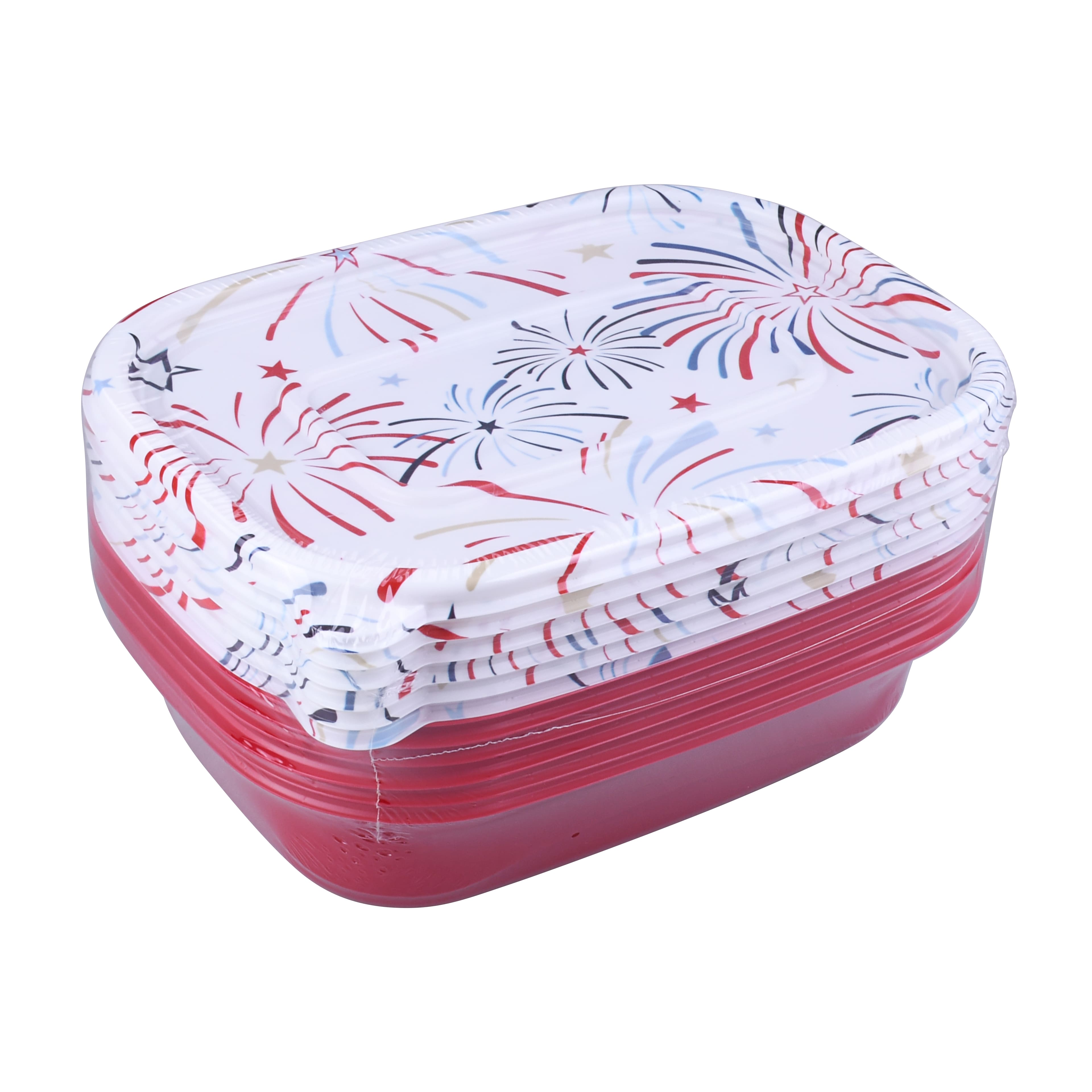 Red, White & Blue Food Storage Containers, 6ct. by Celebrate It®