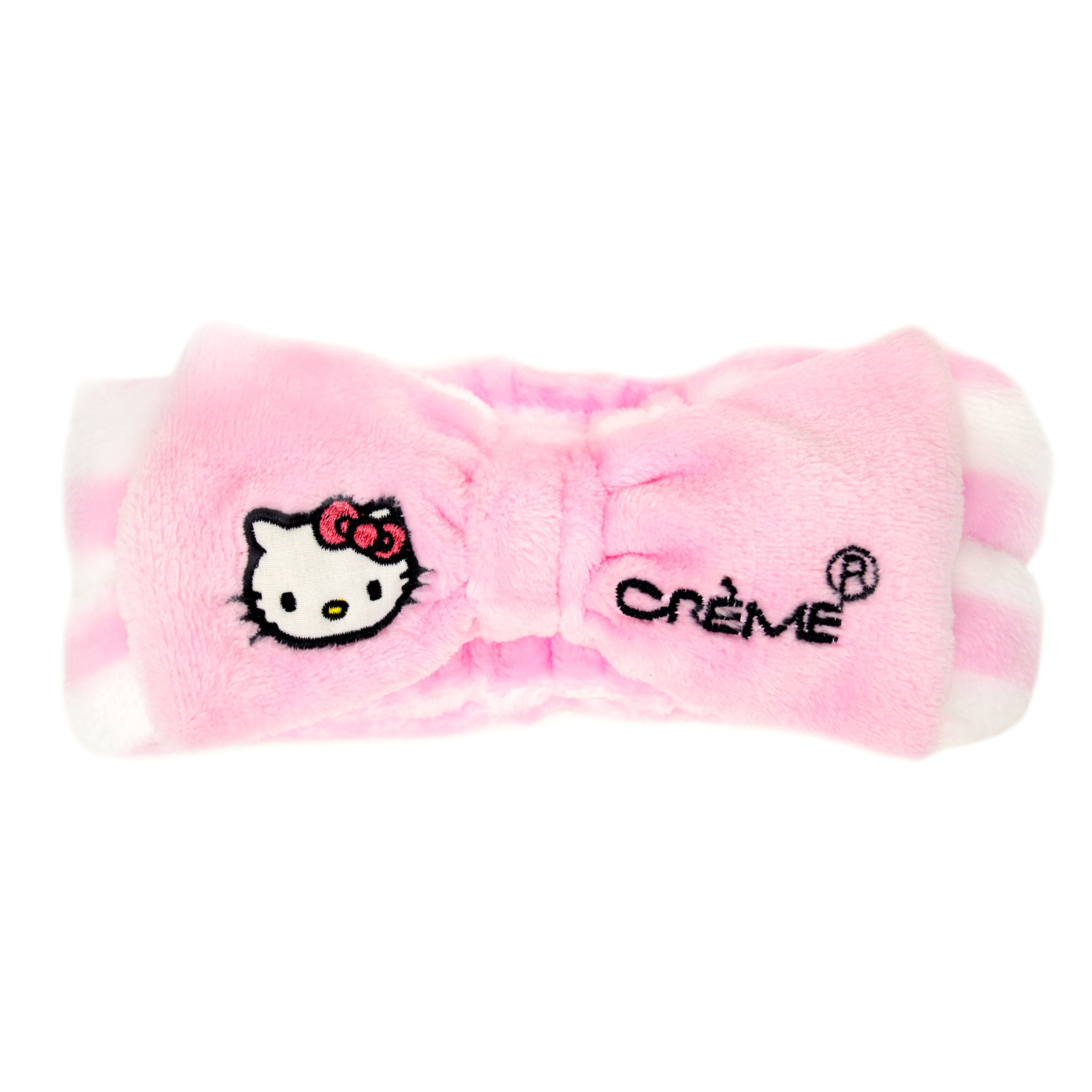 The Creme Shop&#xAE; Hello Kitty&#xAE; Pink &#x26; White Plush Spa Headband