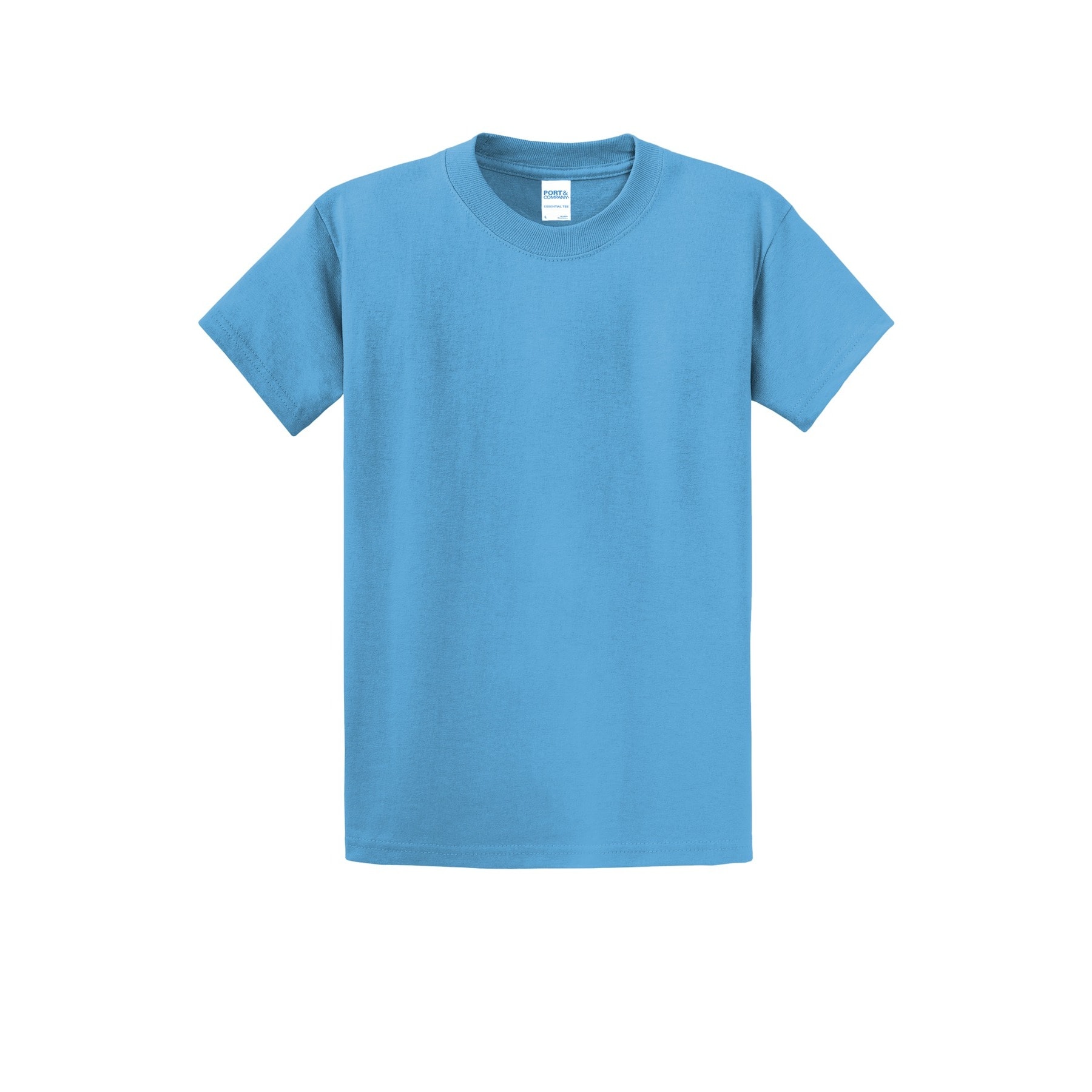 Port & Company® Essential Blue Shades Adult T-Shirt in Aquatic Blue | Small | Michaels®