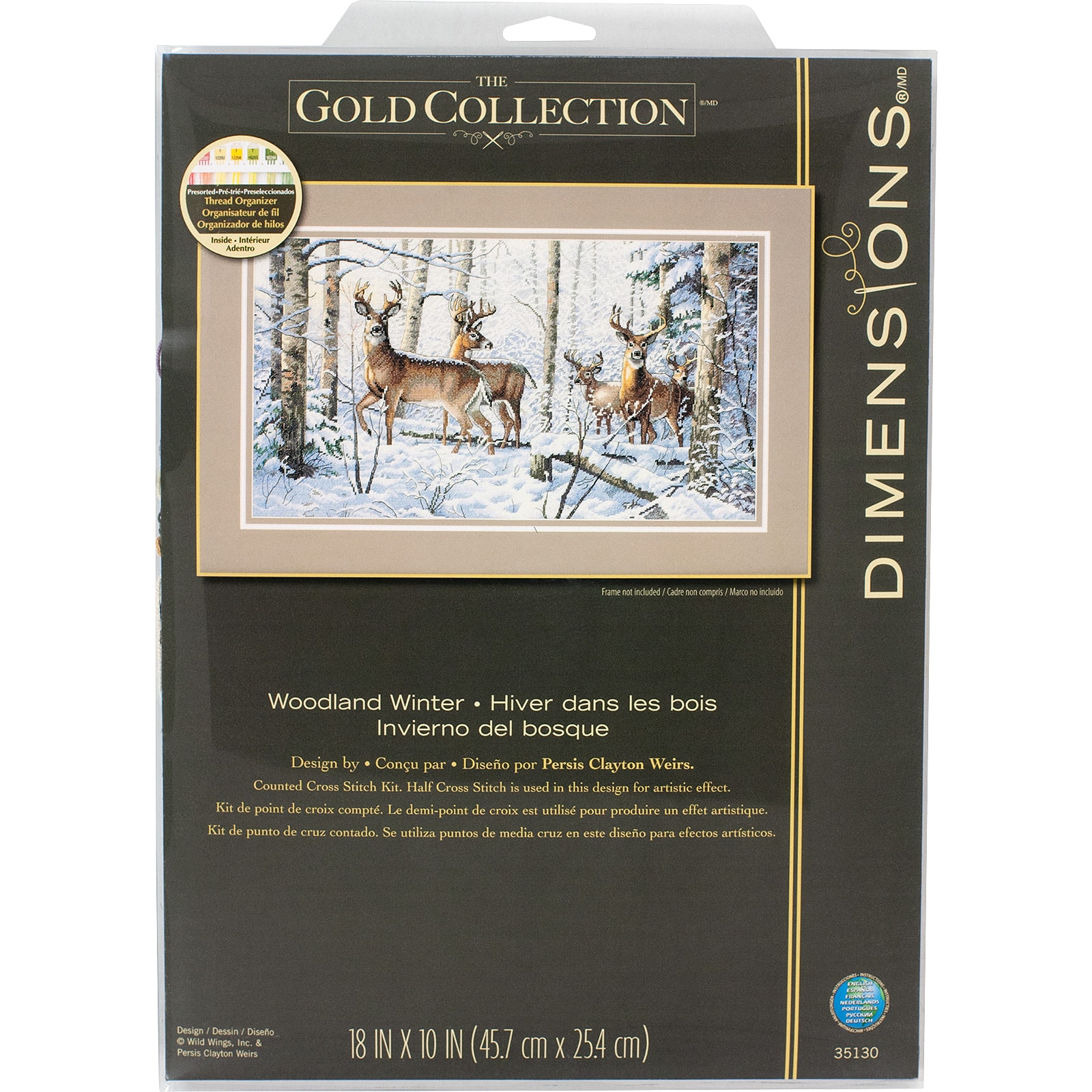 Dimensions&#xAE; Woodland Winter Counted Cross Stitch Kit