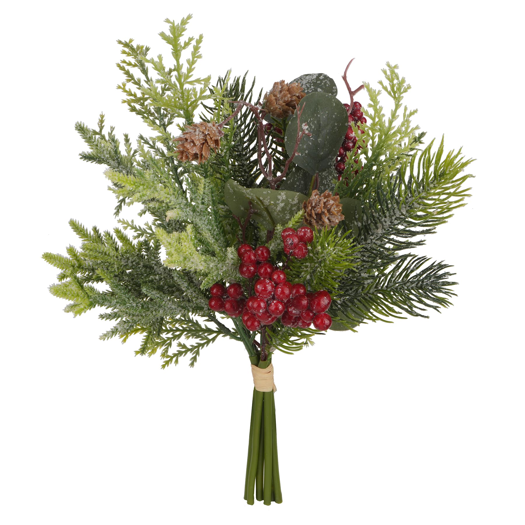 13&#x22; Snowy Pine &#x26; Red Berry Bouquet by Ashland&#xAE;