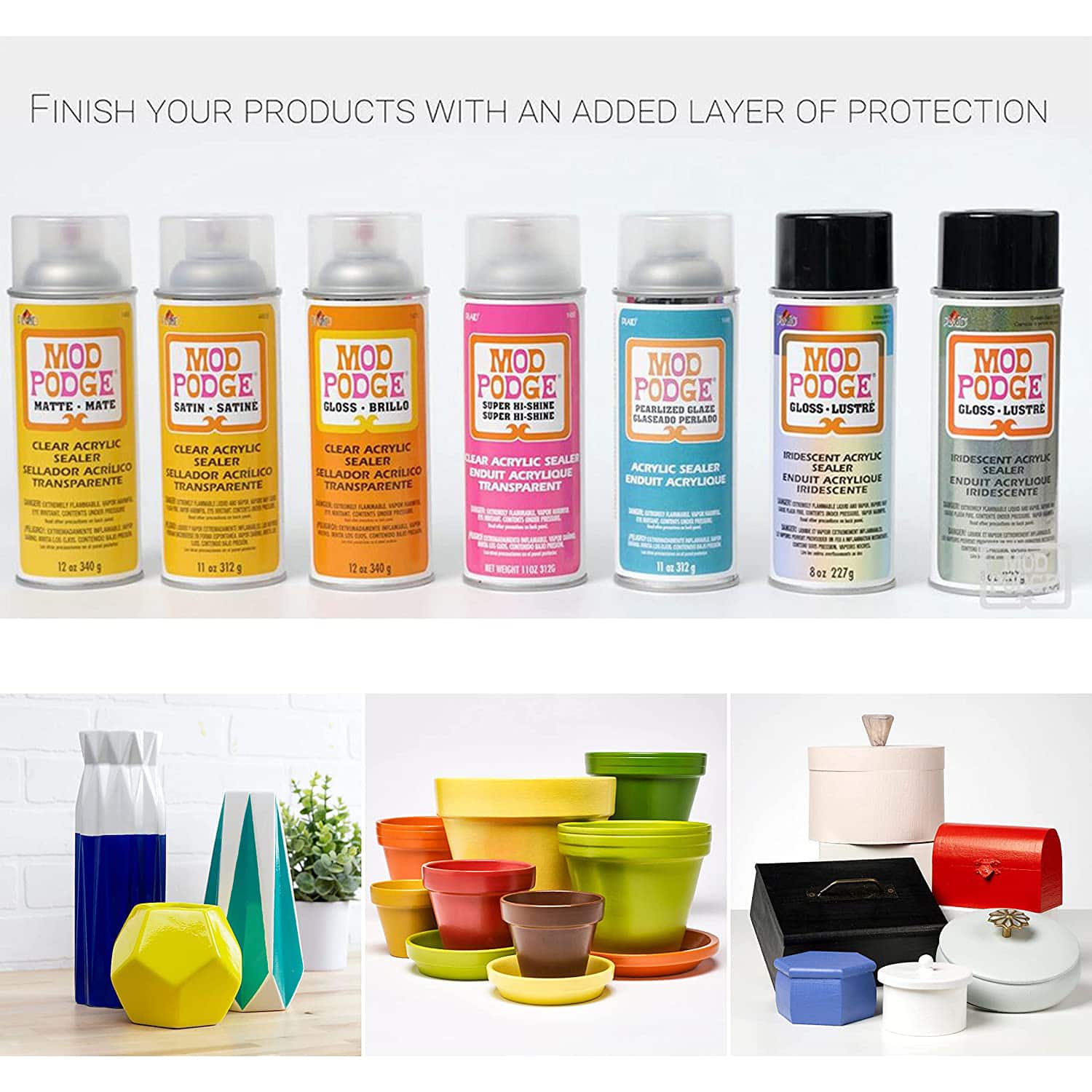 Mod Podge® Satin Acrylic Sealer