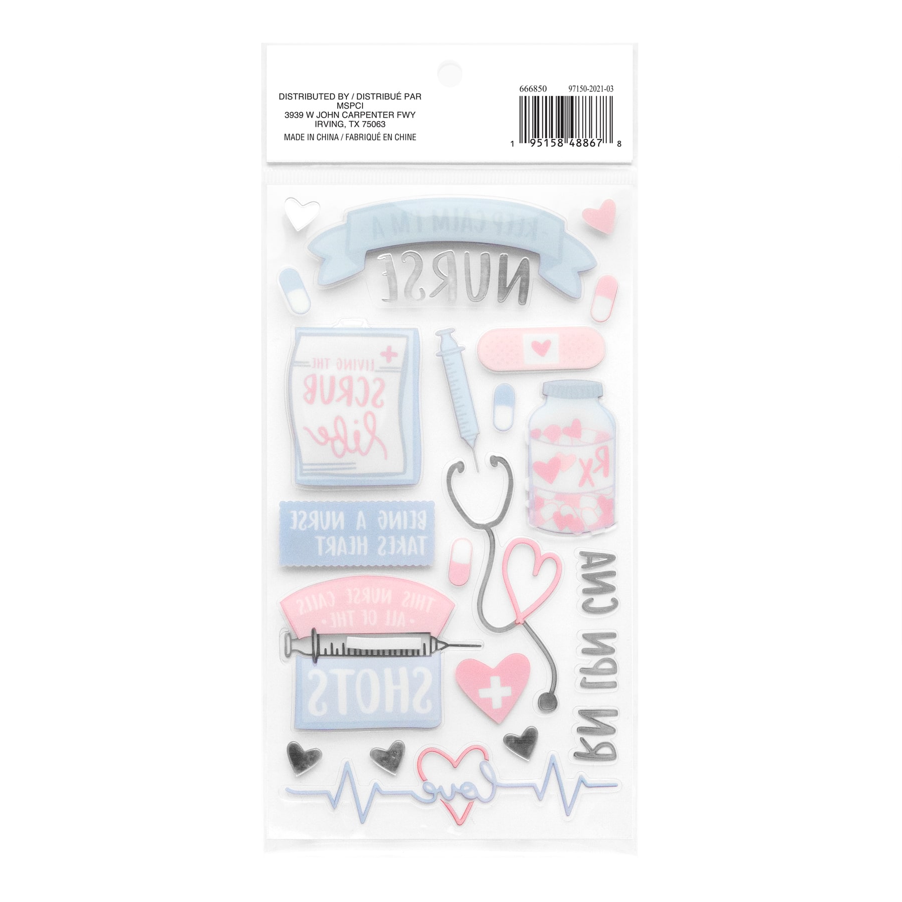 Nurse Dimensional Stickers by Recollections&#x2122;
