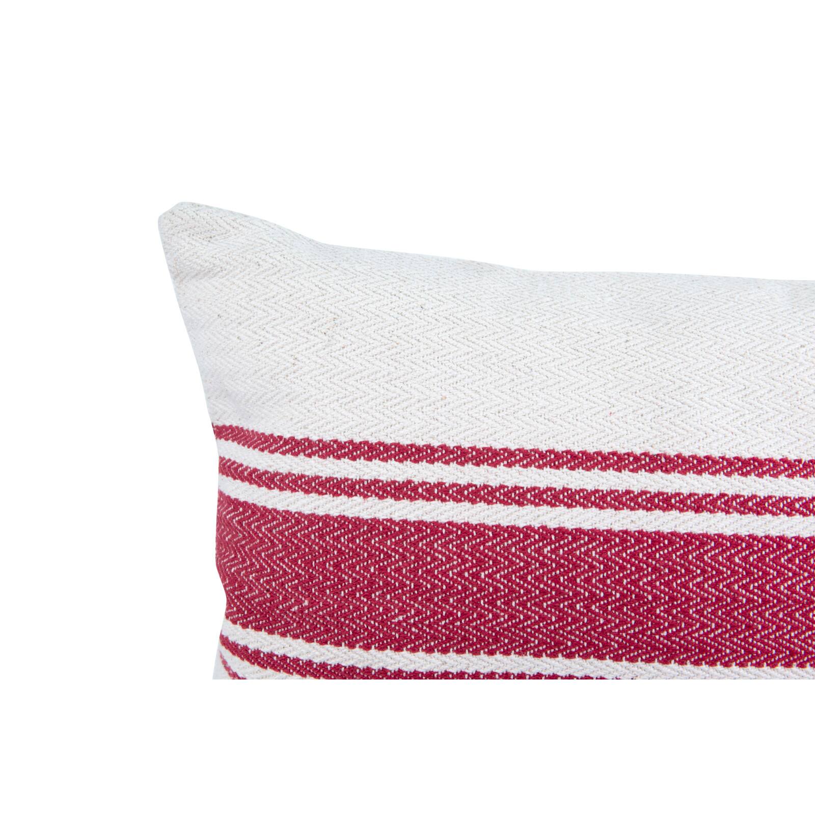 red striped pillow