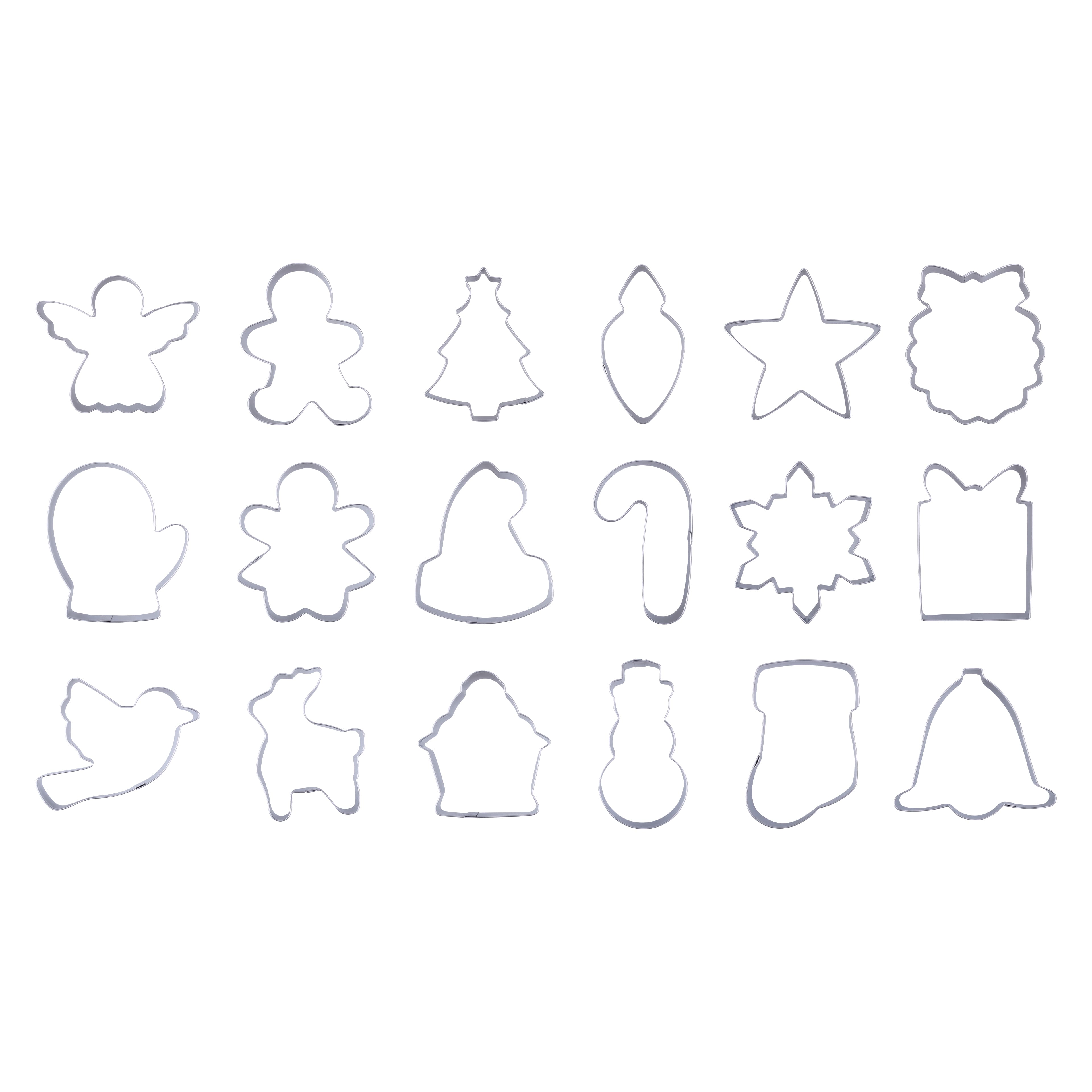 Christmas &#x26; Winter-Themed Cookie Cutter Set by Celebrate It&#xAE;