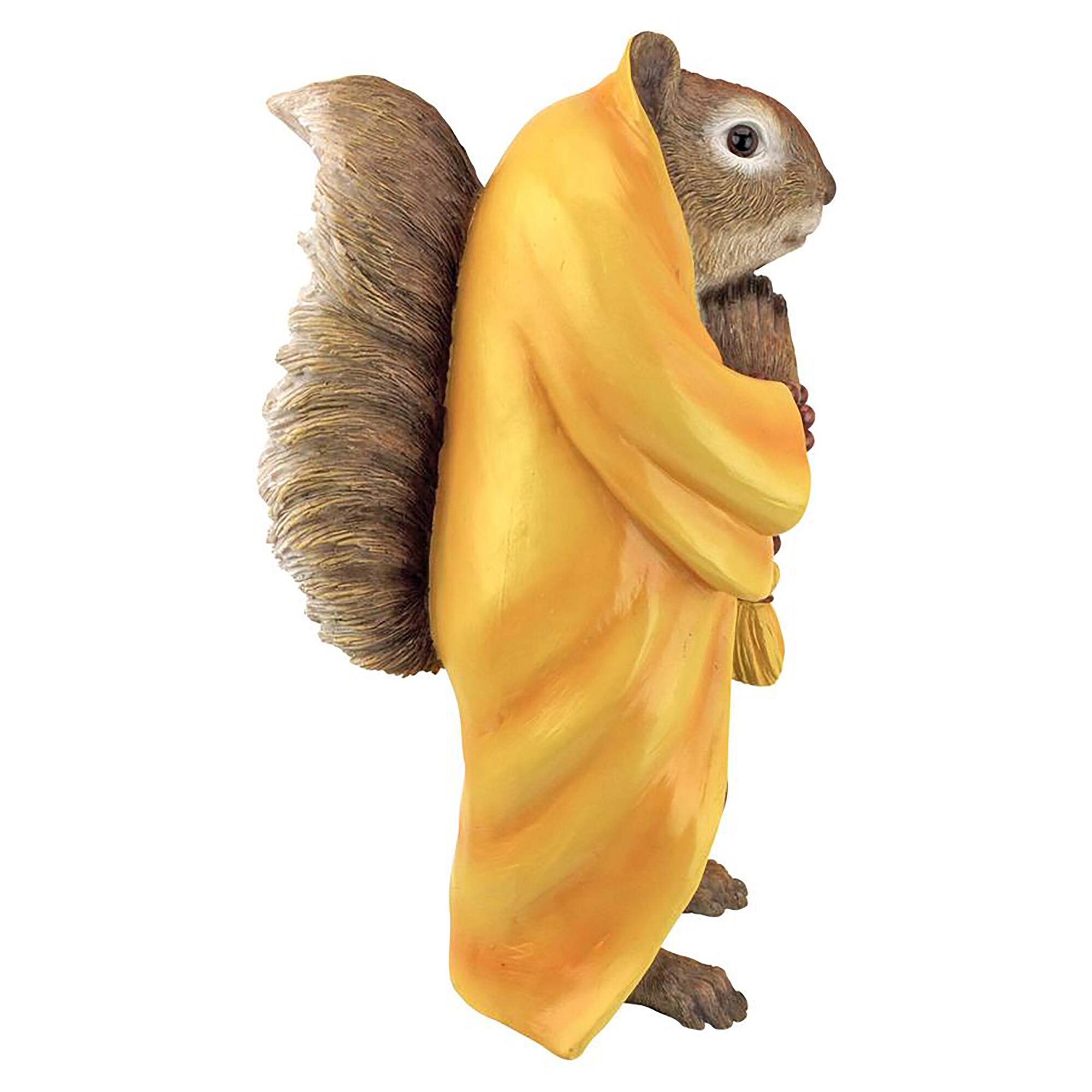 Design Toscano 10.5&#x22; Sensei Monk Zen Garden Squirrel Animal Statue