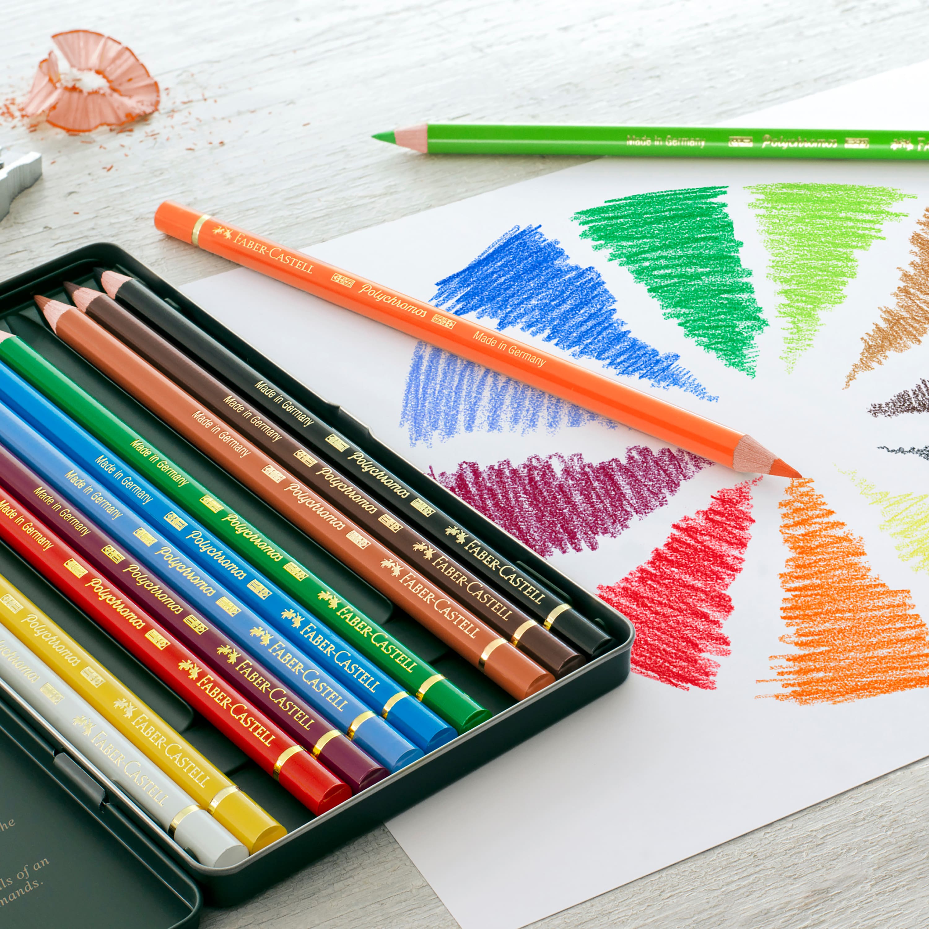 Faber-Castell Polychromos 12 Color Pencil Set