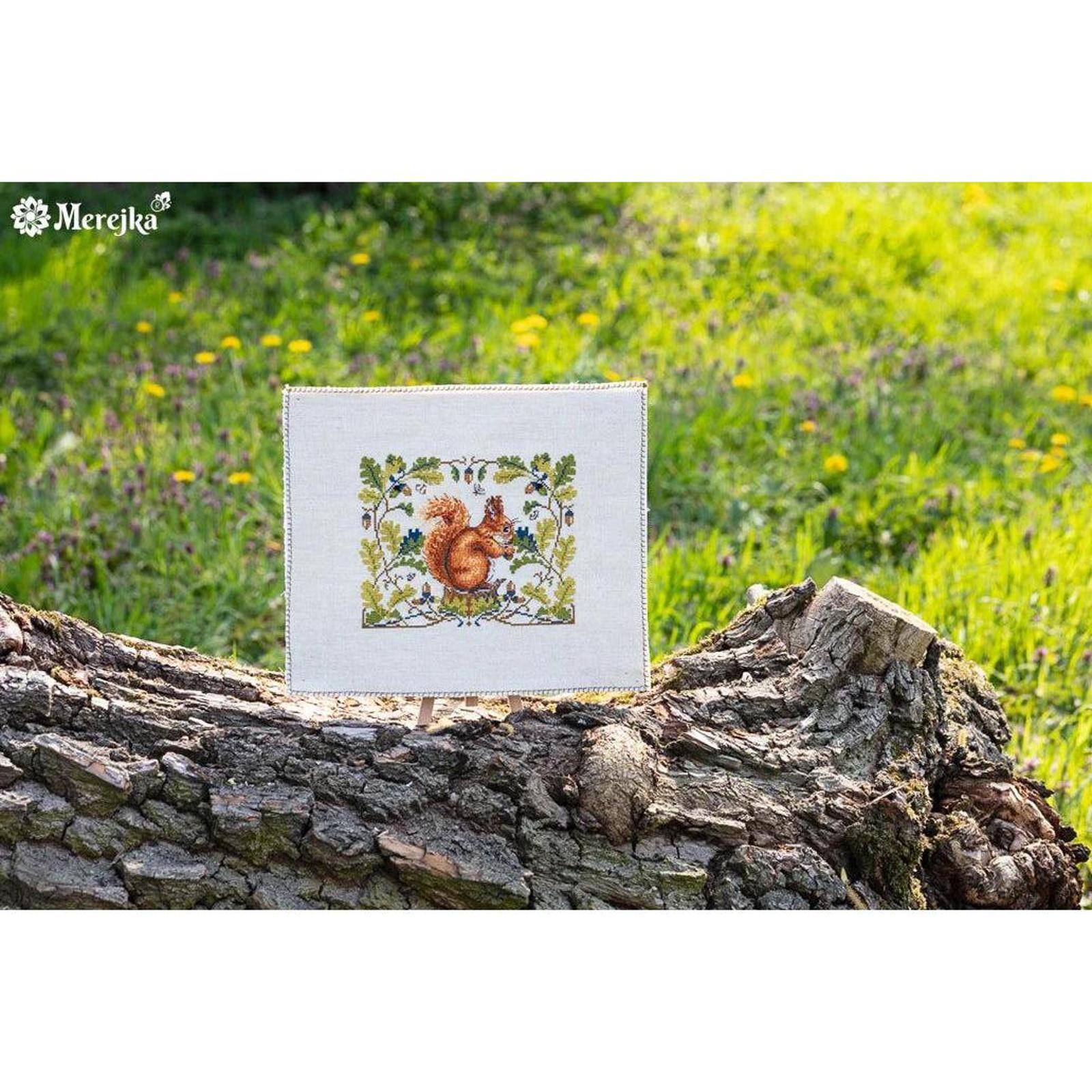Merejka Squirrel Counted Cross Stitch Kit