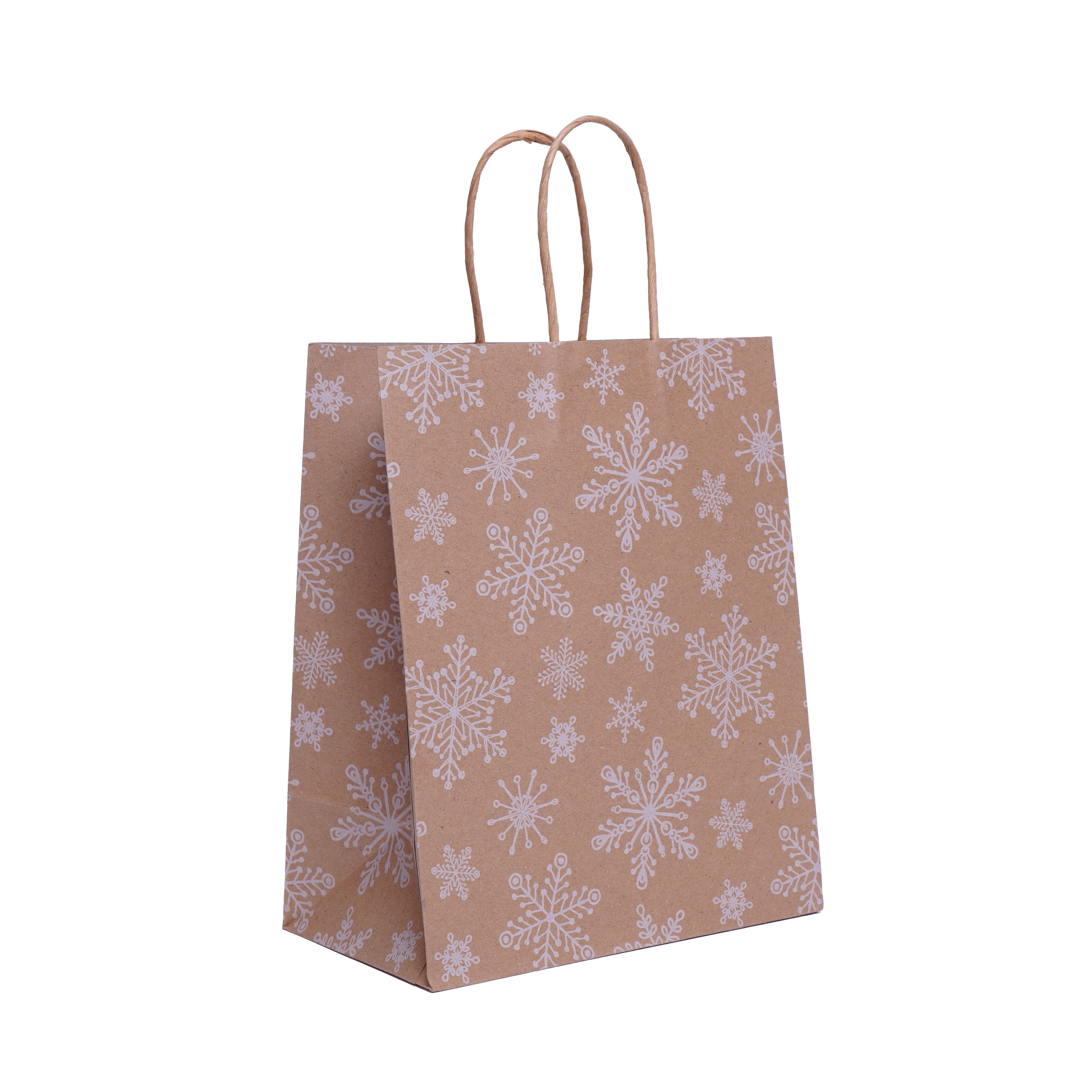 10&#x22; Snowflake Gift Bags, 5ct. by Celebrate It&#x2122;