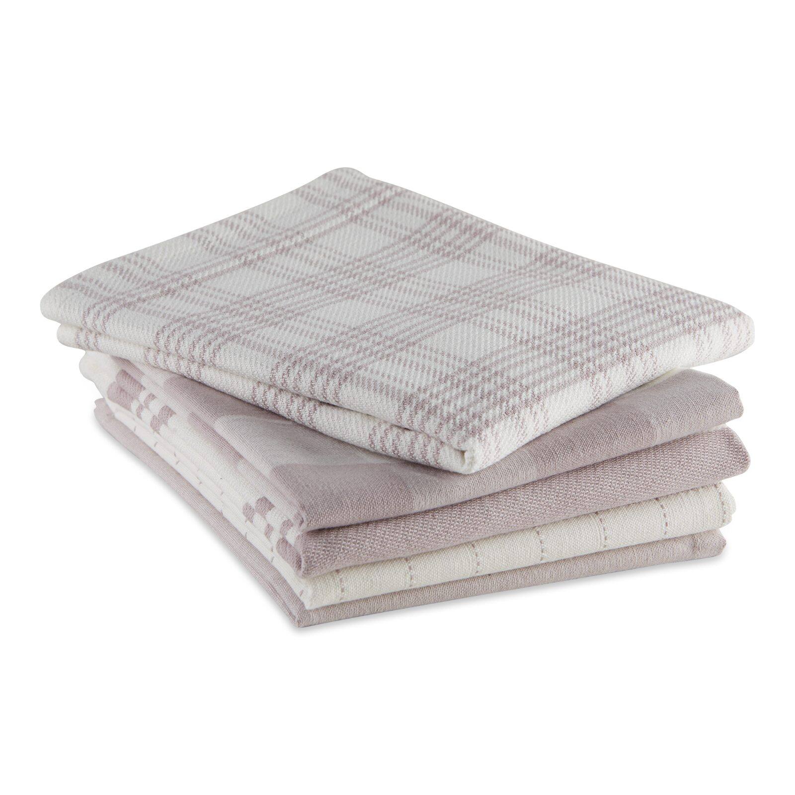 DII® Dusty Lilac Everyday Dish Towels, 5ct.