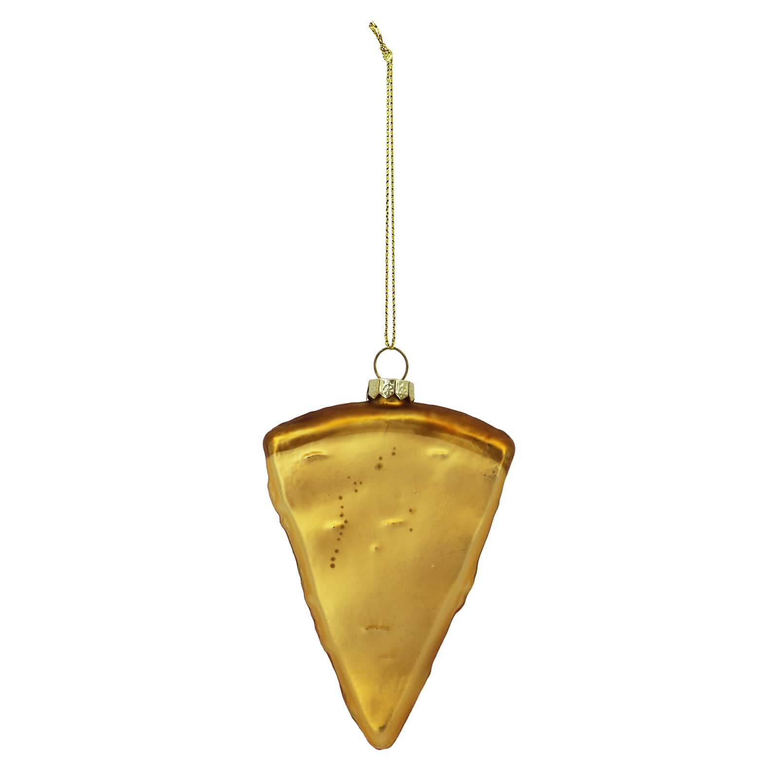 4&#x22; Pizza Glass Ornament by Ashland&#xAE;