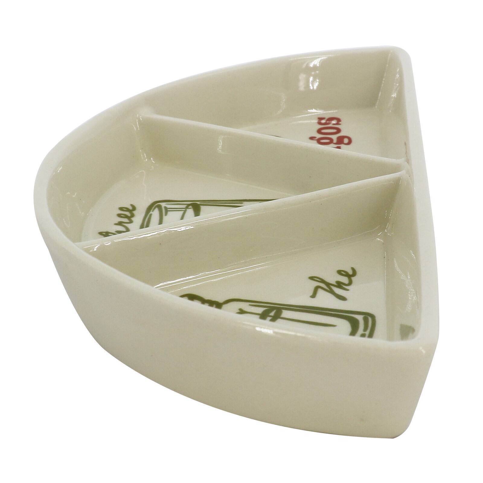 11.75&#x22; The Three Amigos Ceramic Tray by Ashland&#xAE;