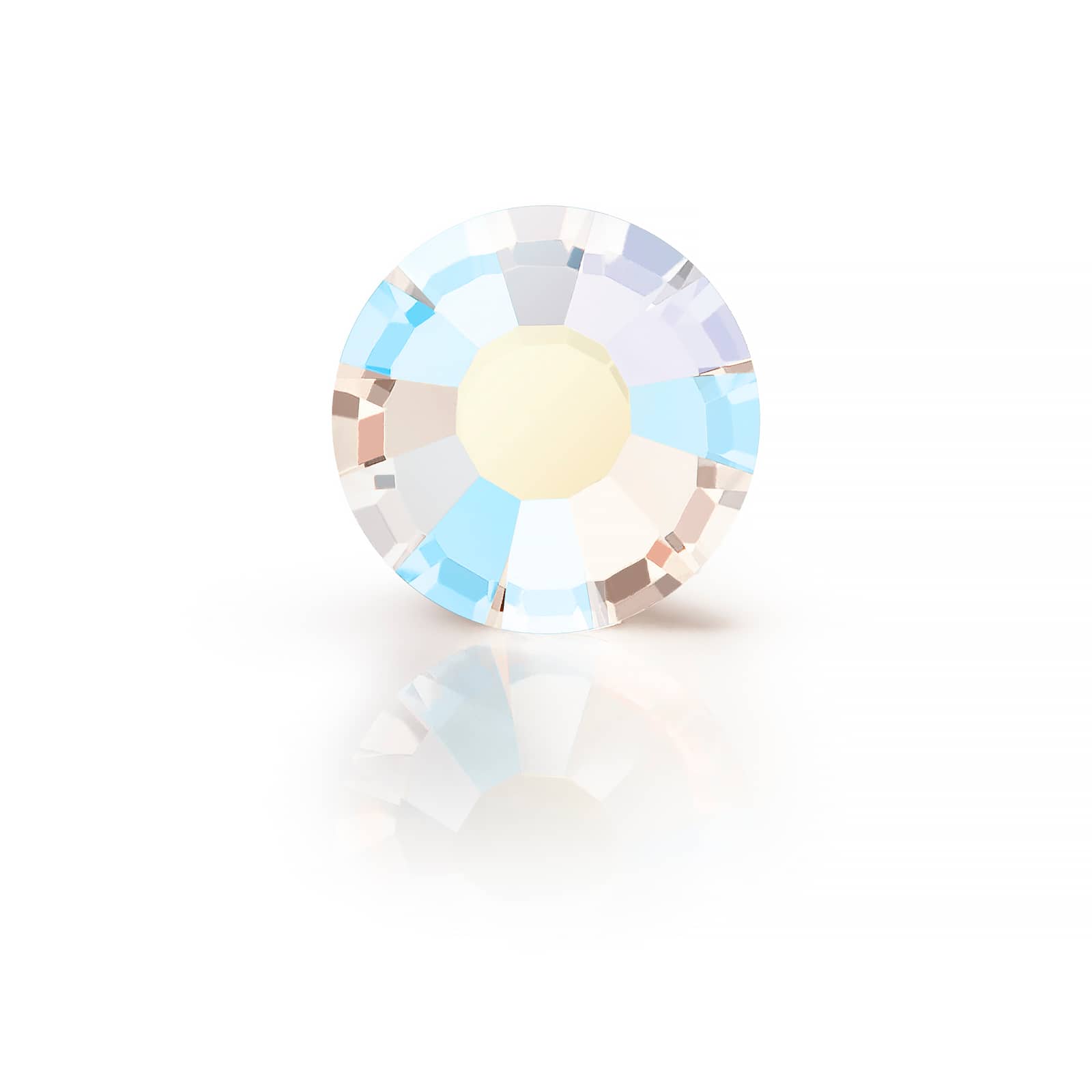 Preciosa MAXIMA SS9 Aurora Borealis Flatback Czech Crystals, 144ct.