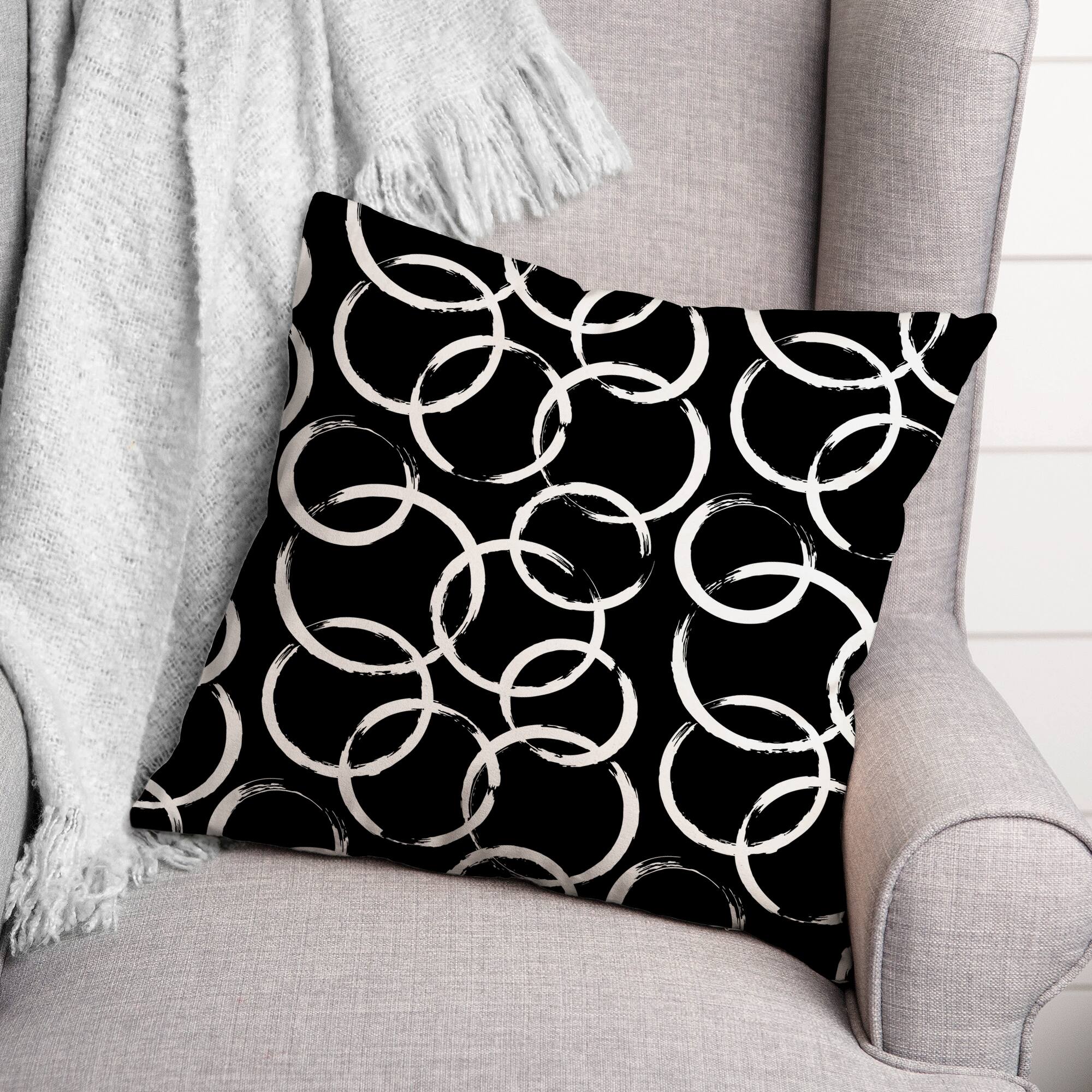 18" x 18" Circles Versatile Throw Pillow