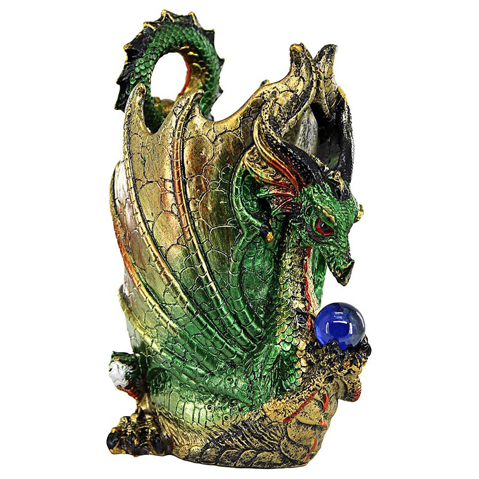 Design Toscano 6&#x22; Escritoire the Dragon Desk Accessory Sculpture