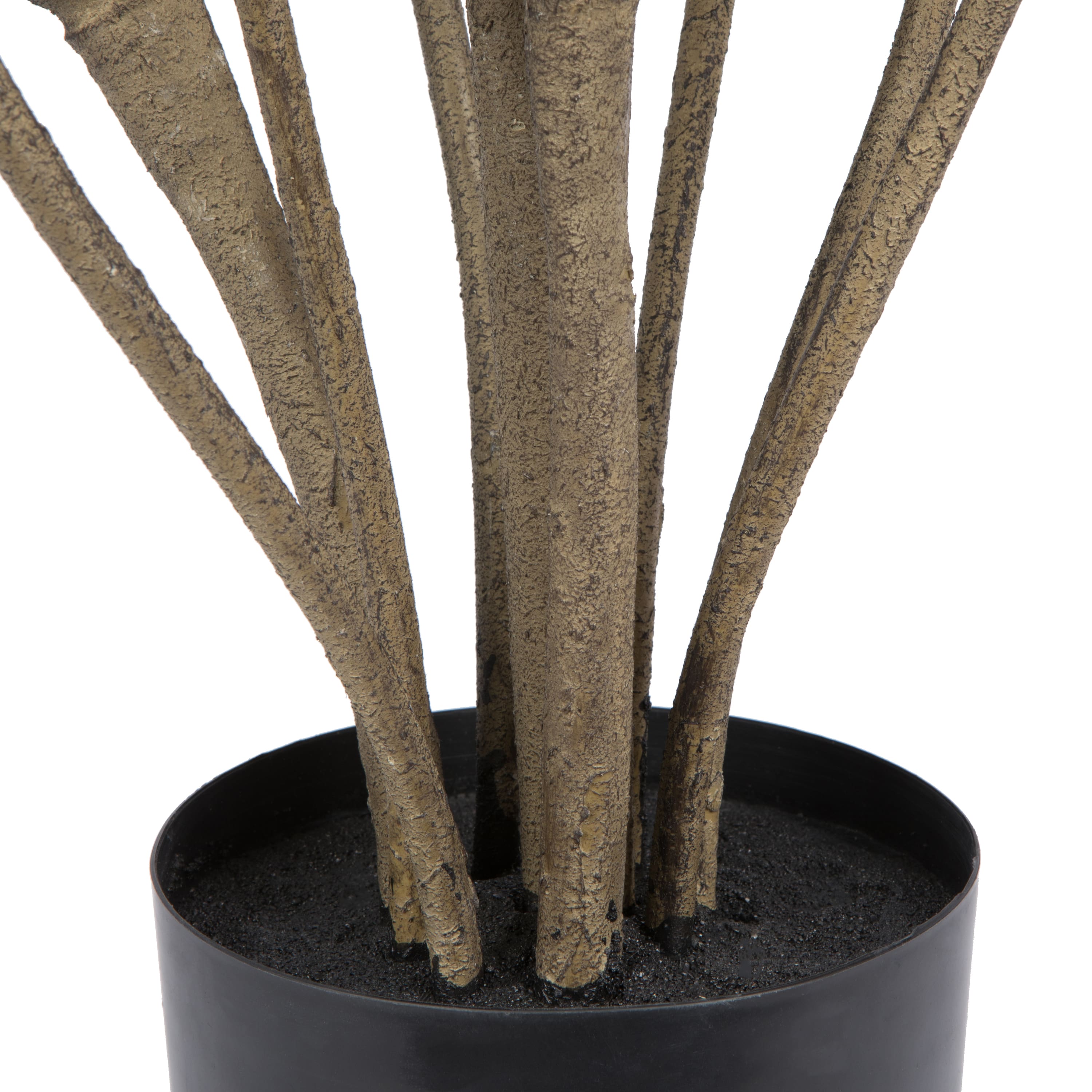 7ft. Potted Artificial Green Fiddle Tree