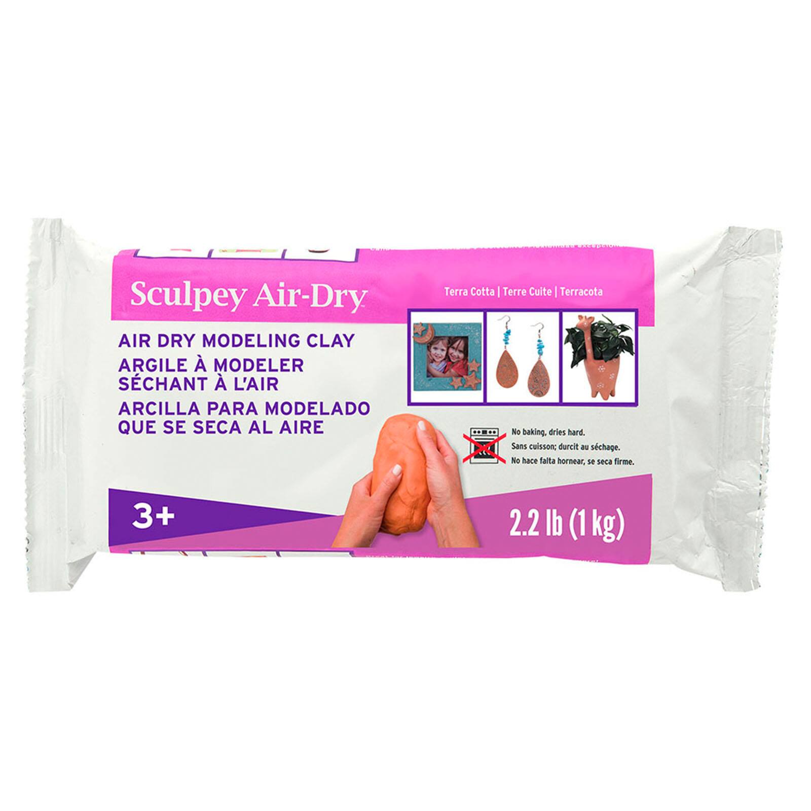 Sculpey Air-Dry® Terra-Cotta Modeling Clay, 2.2lb.