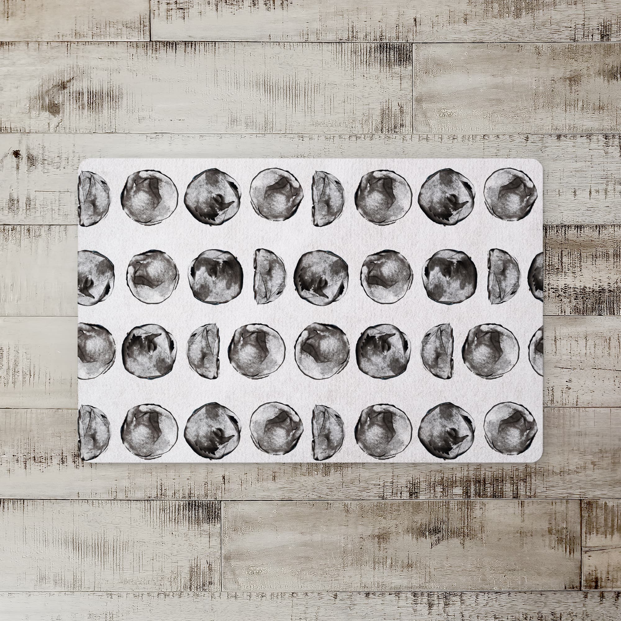 Moon Phases Pattern 27" x 18" Floor Mat