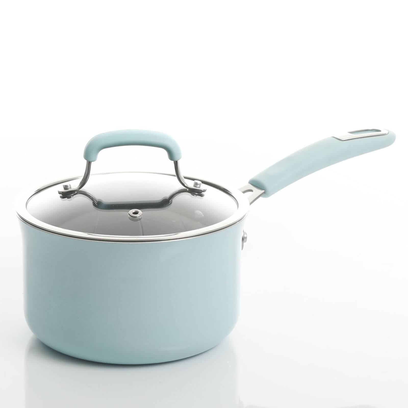Kenmore&#xAE; Elite Andover 10-Piece Glacier Blue Nonstick Aluminum Cookware Set