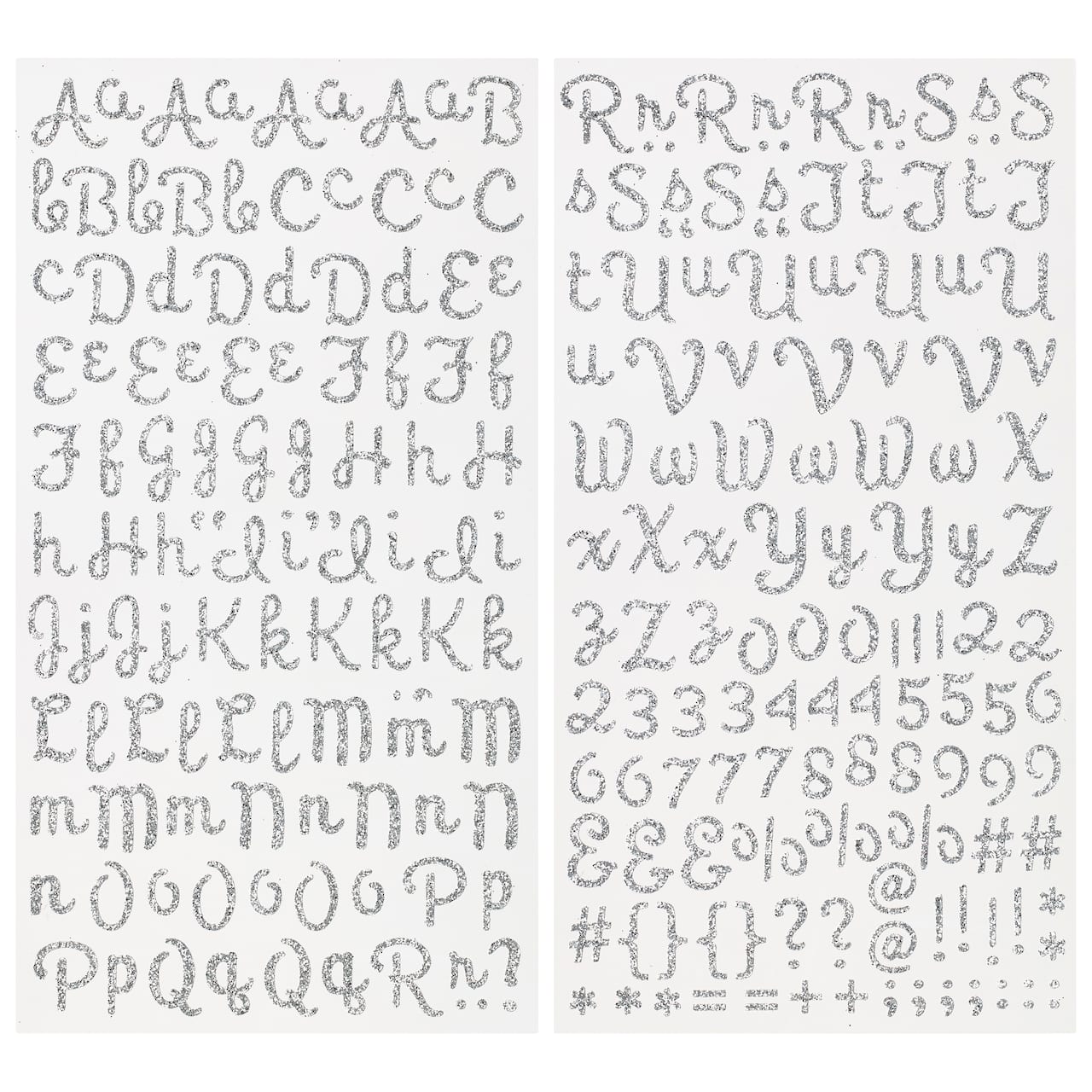 Recollections™ Glitter Alphabet Stickers, Script | Michaels