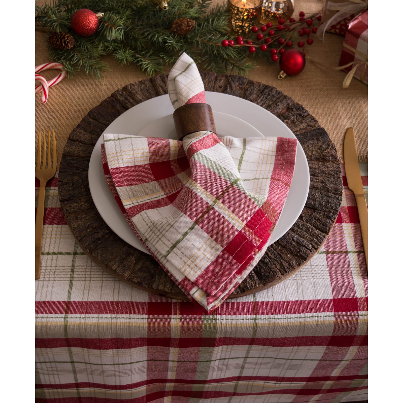 Orchard Plaid Napkin, 6ct.