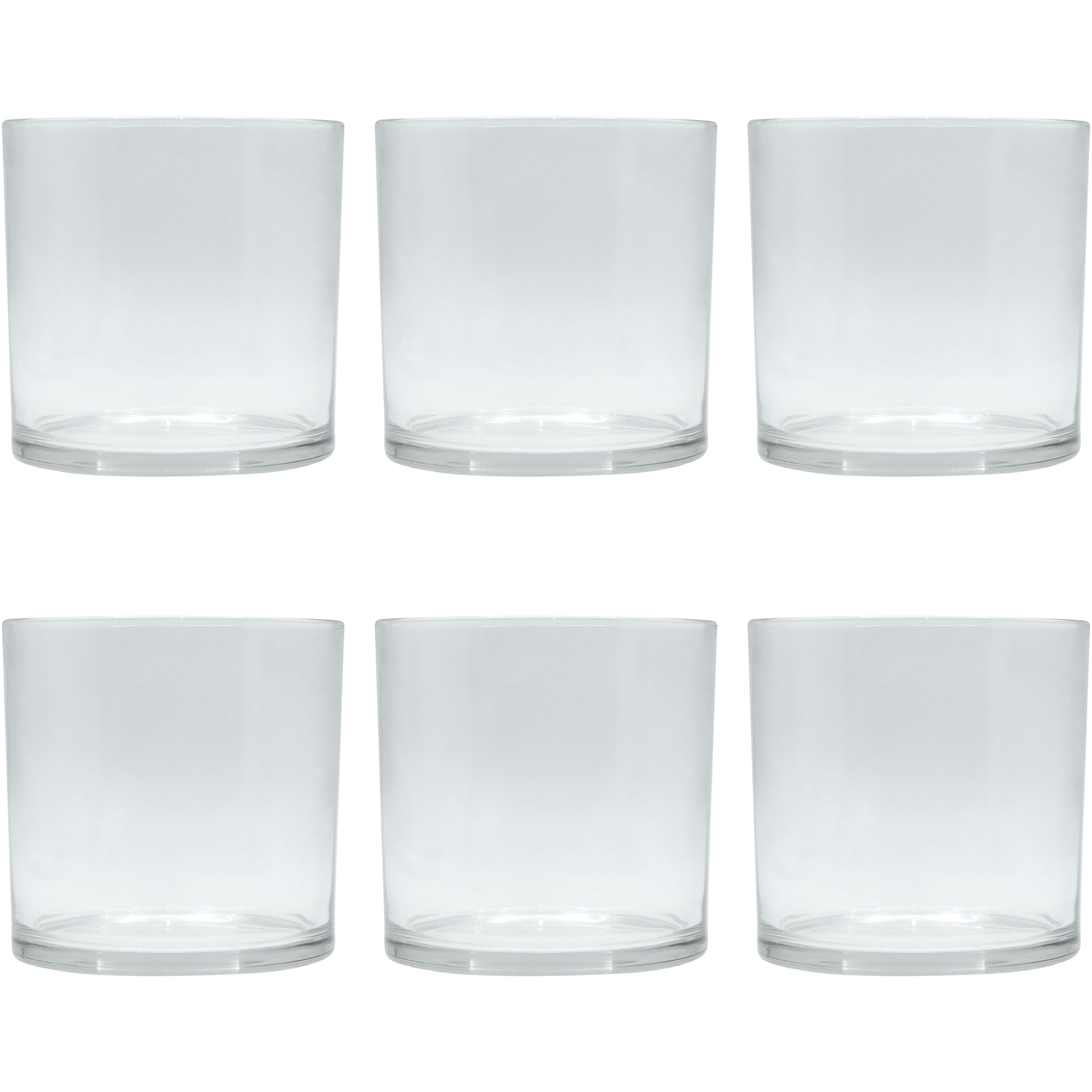 6 Pack: 6&#x22; Clear Glass Cylinder Vase by Ashland&#xAE;