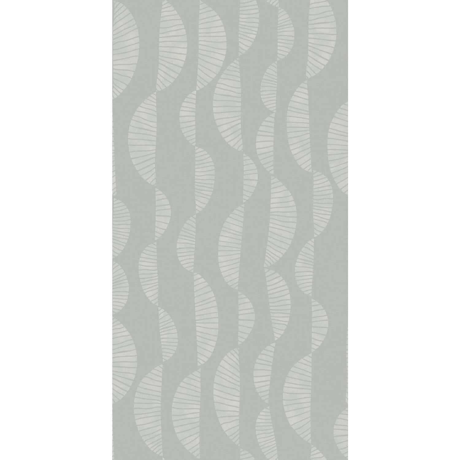 RoomMates Gray Seychelles Wave Peel &#x26; Stick Wallpaper